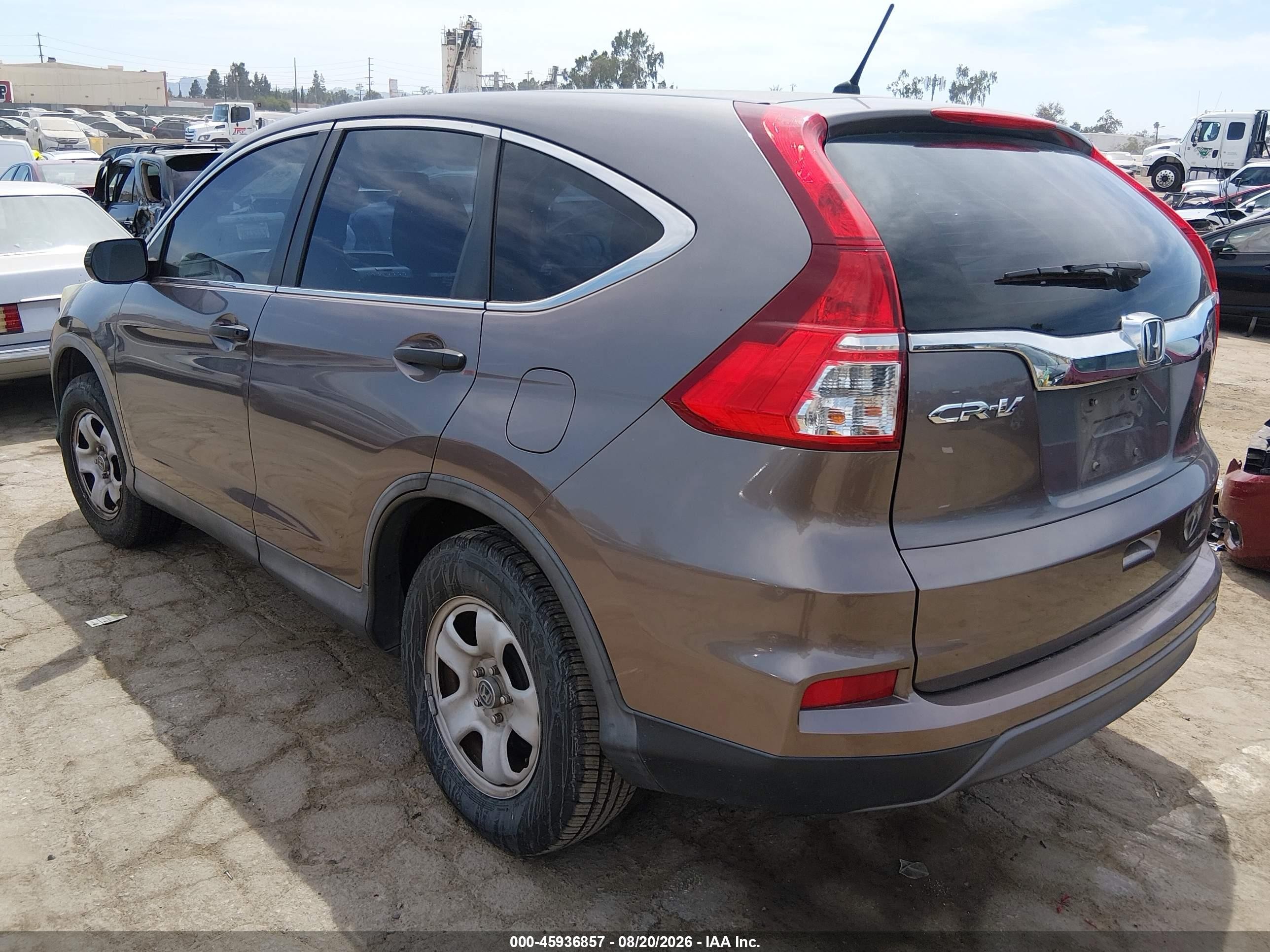 2015 Honda Cr-v Lx Silver vin: 3CZRM3H39FG714882