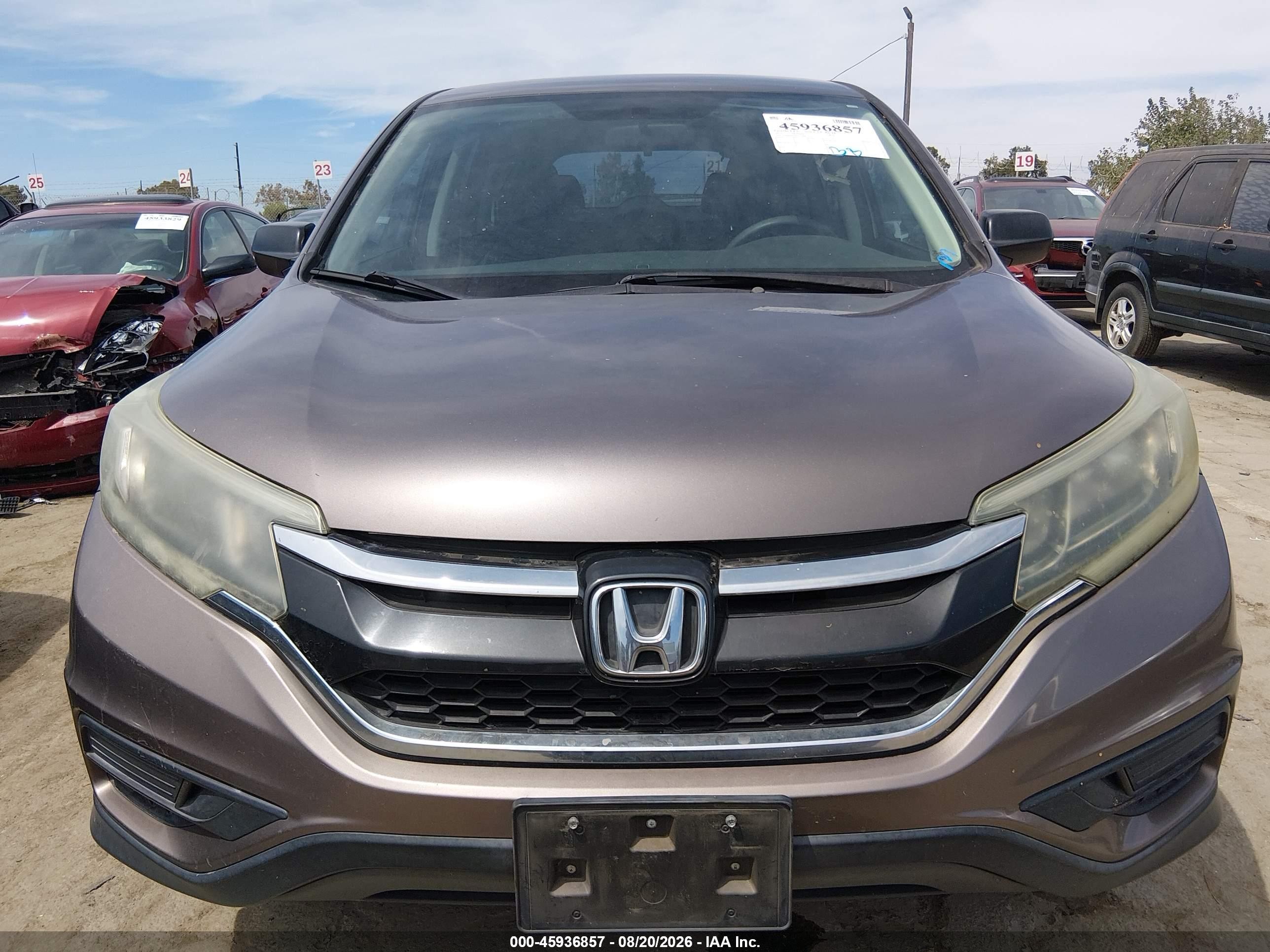 2015 Honda Cr-v Lx Silver vin: 3CZRM3H39FG714882