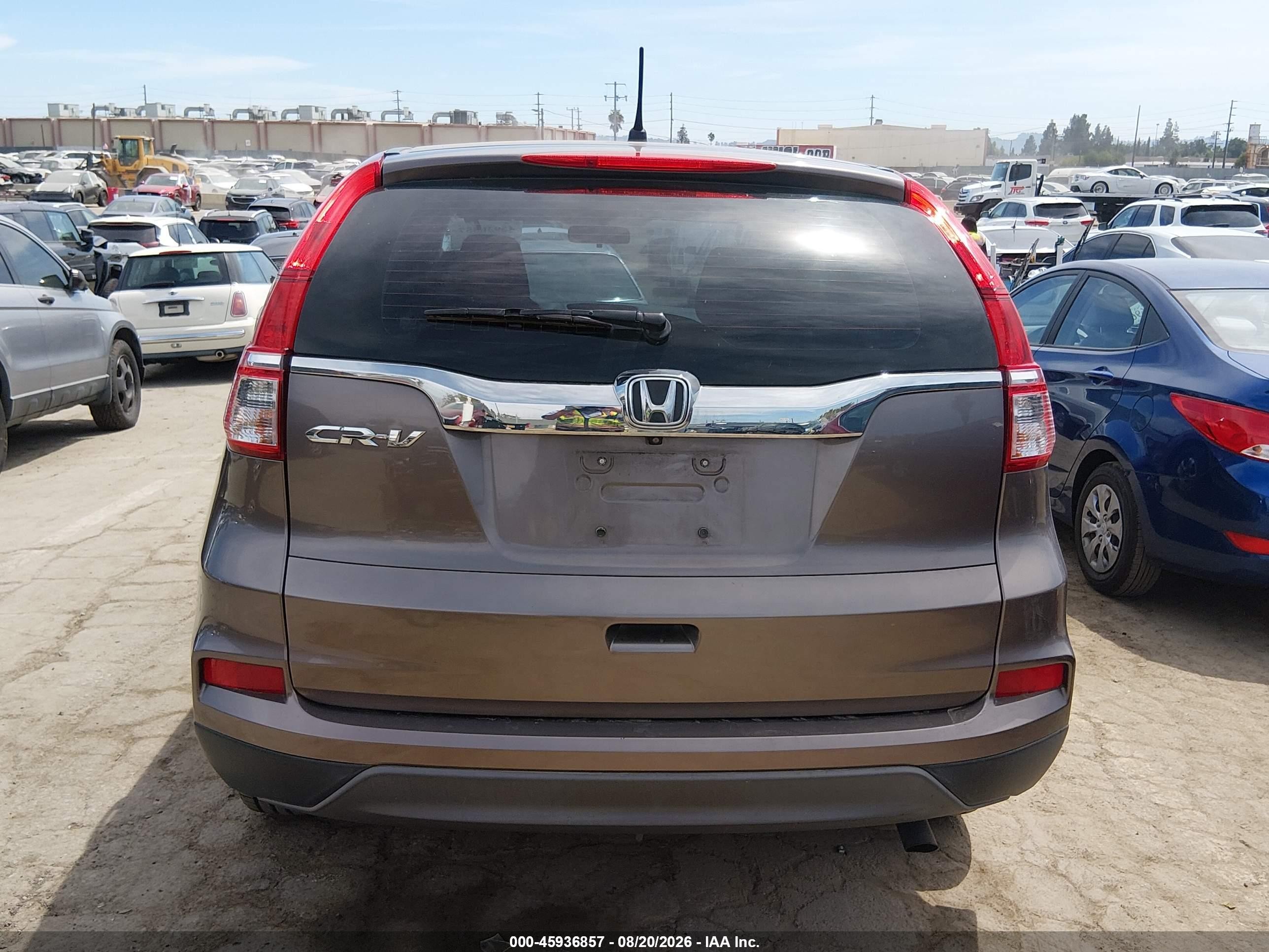 2015 Honda Cr-v Lx Silver vin: 3CZRM3H39FG714882