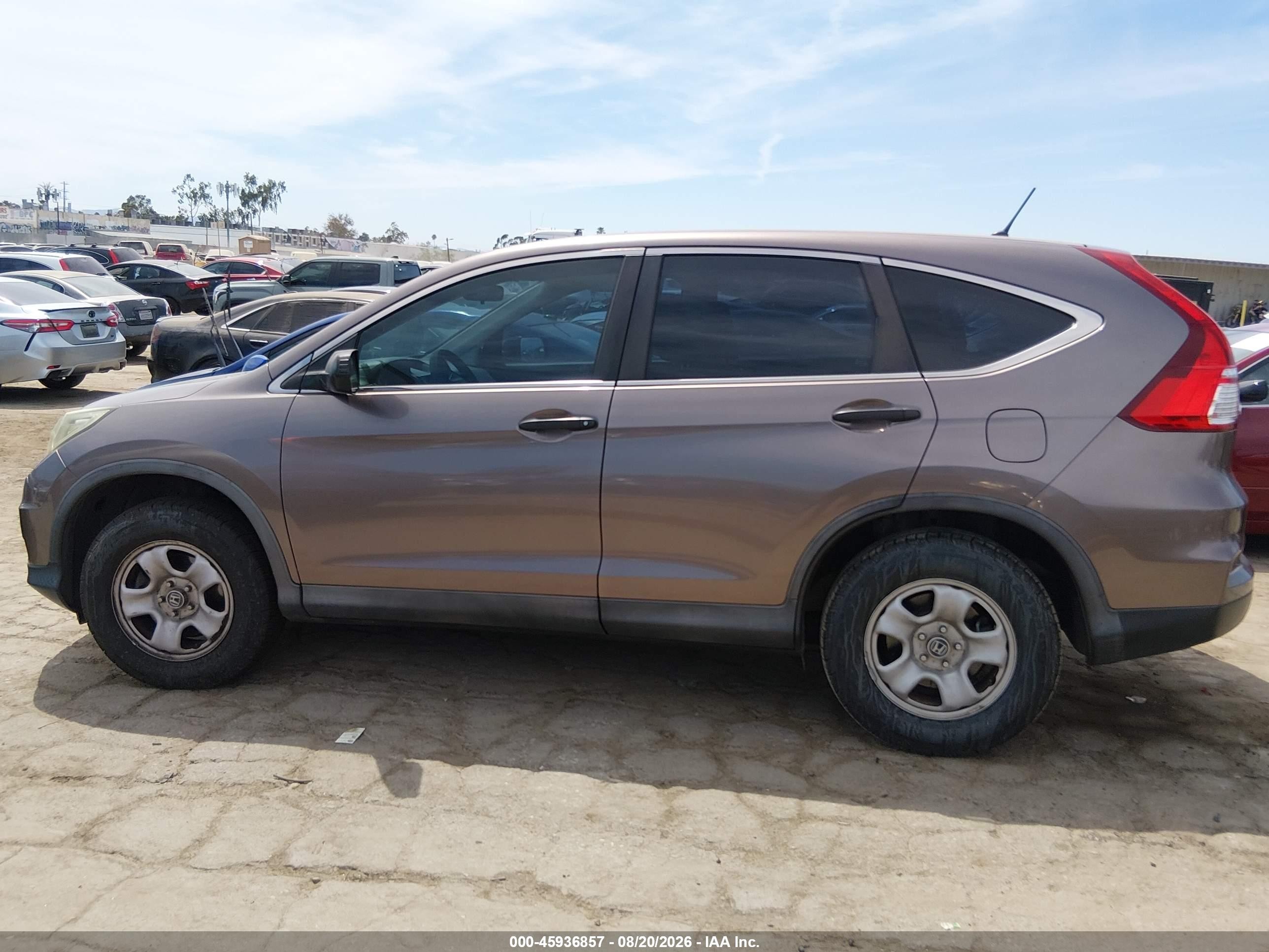 2015 Honda Cr-v Lx Silver vin: 3CZRM3H39FG714882