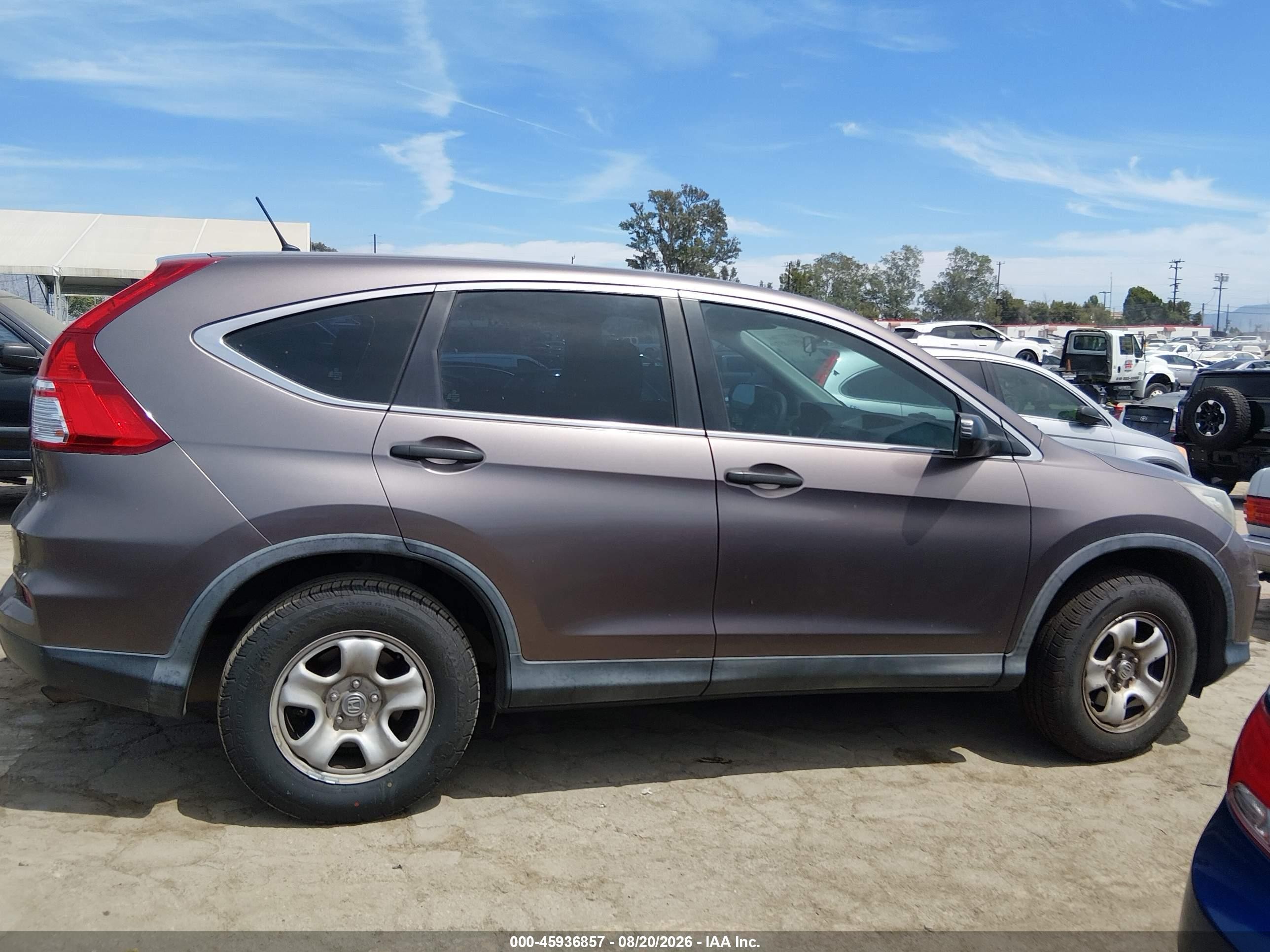 2015 Honda Cr-v Lx Silver vin: 3CZRM3H39FG714882