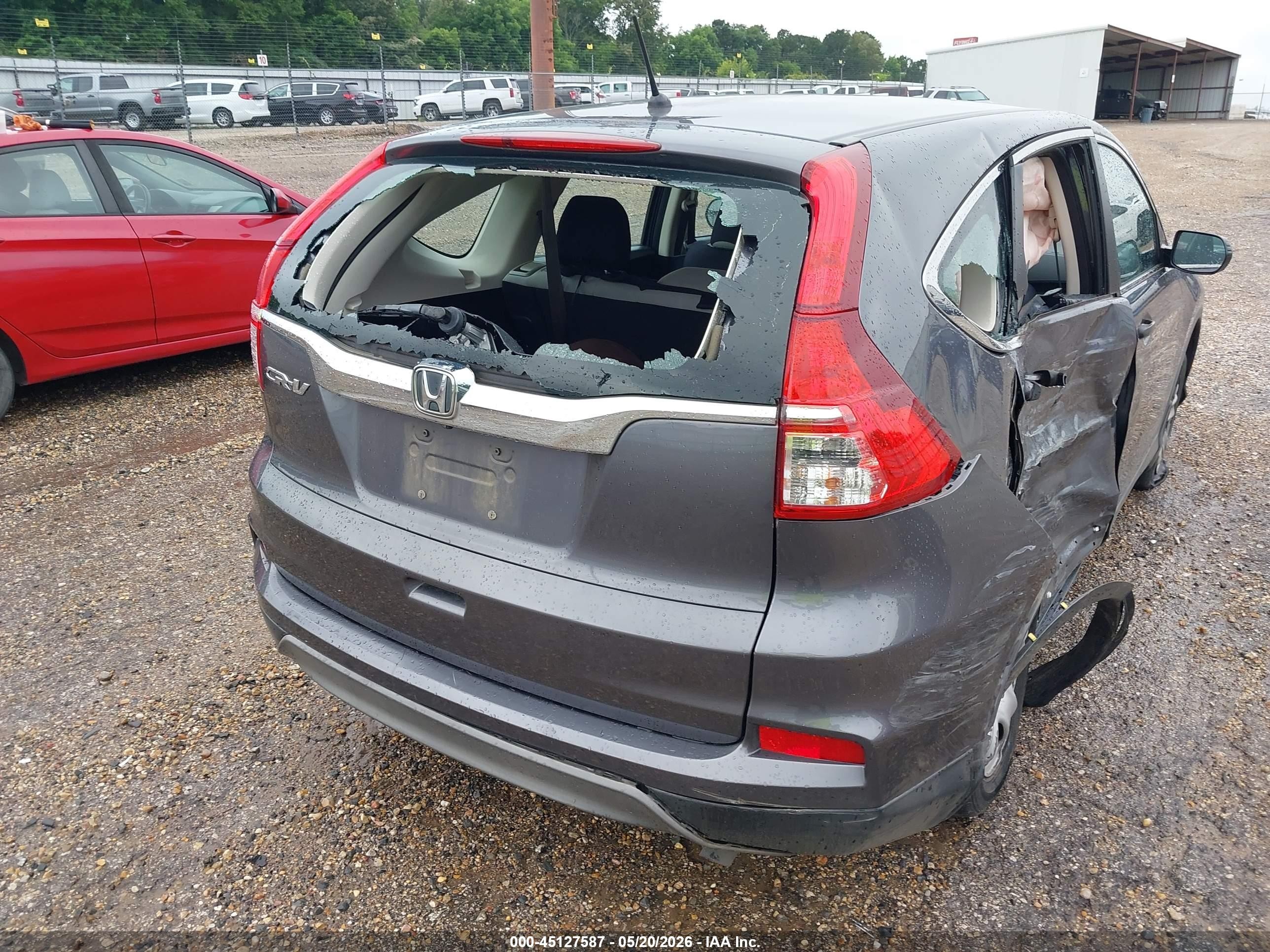 2016 Honda Cr-v Lx Gray vin: 3CZRM3H39GG701079