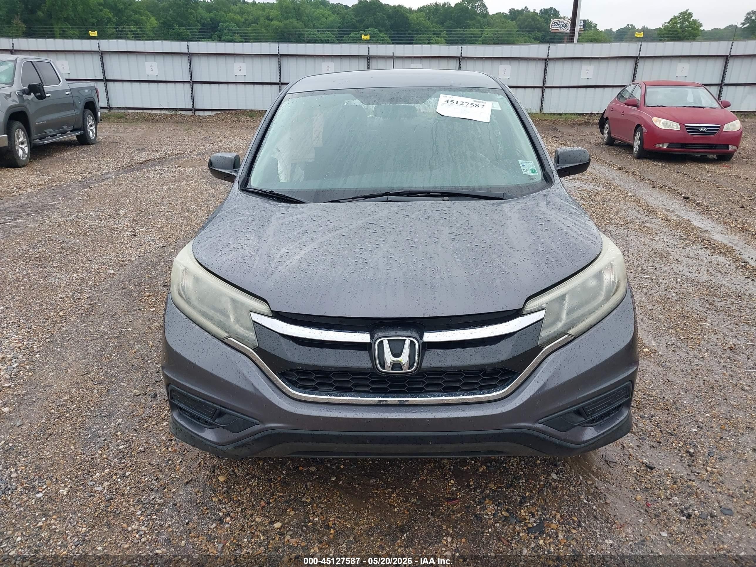 2016 Honda Cr-v Lx Gray vin: 3CZRM3H39GG701079