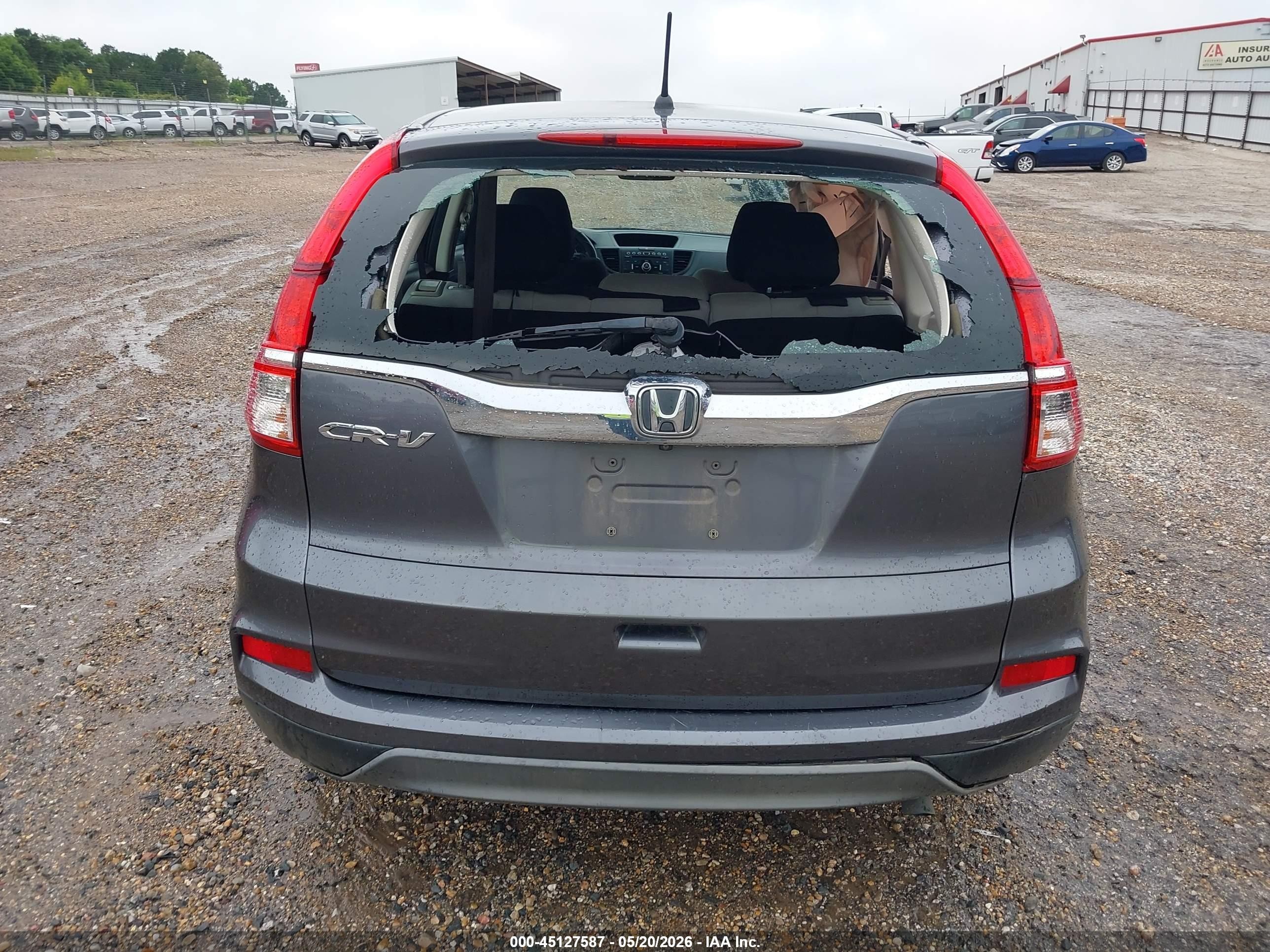 2016 Honda Cr-v Lx Gray vin: 3CZRM3H39GG701079