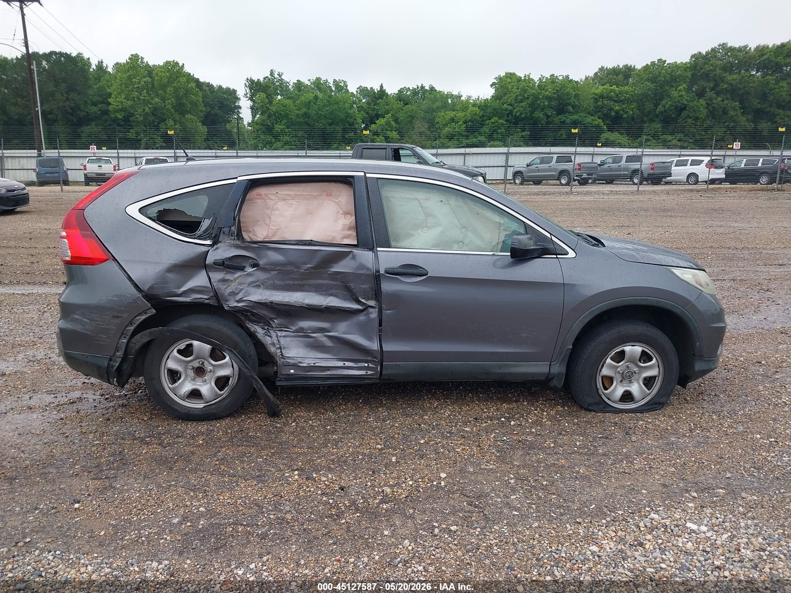2016 Honda Cr-v Lx Gray vin: 3CZRM3H39GG701079