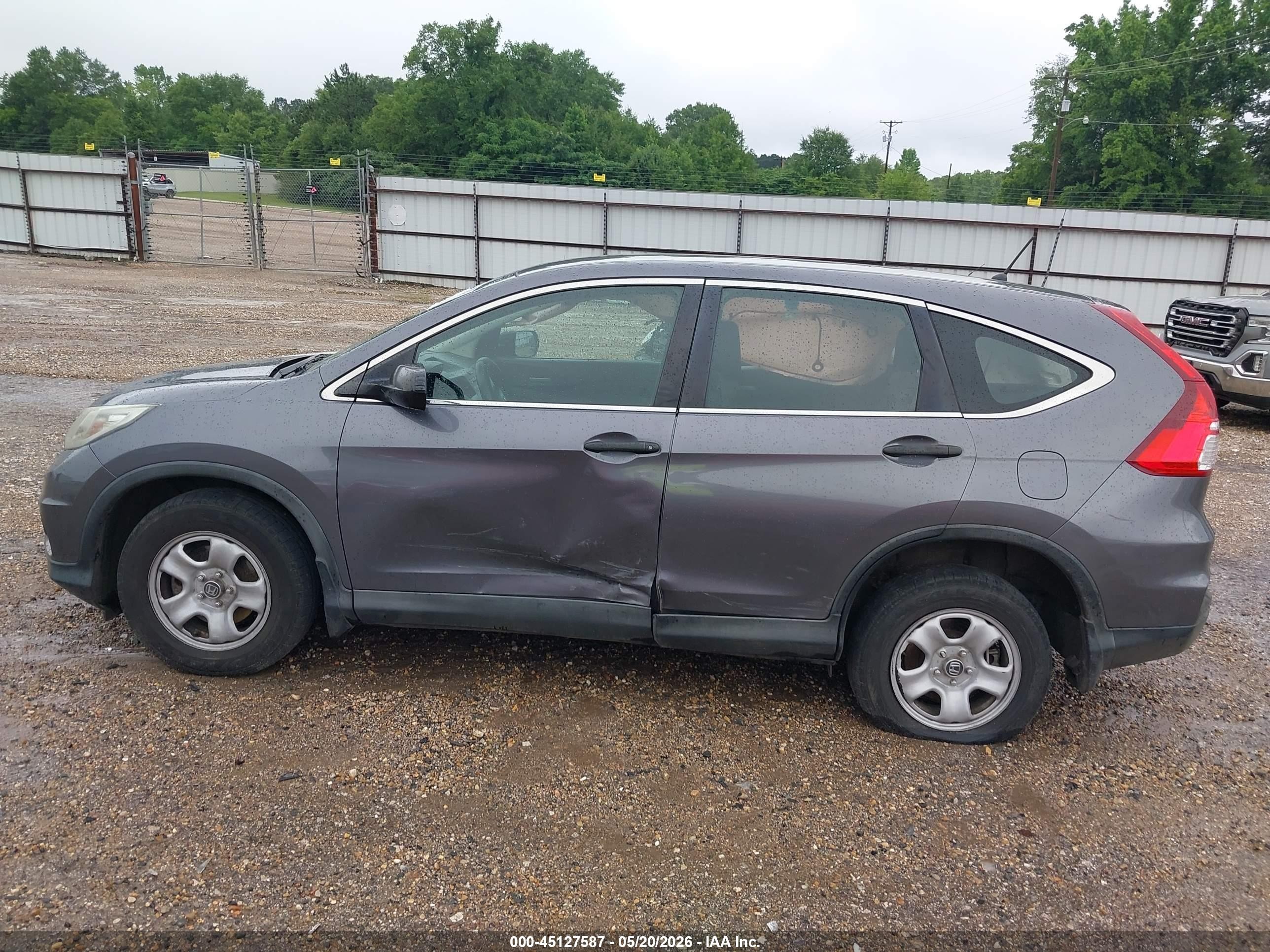 2016 Honda Cr-v Lx Gray vin: 3CZRM3H39GG701079