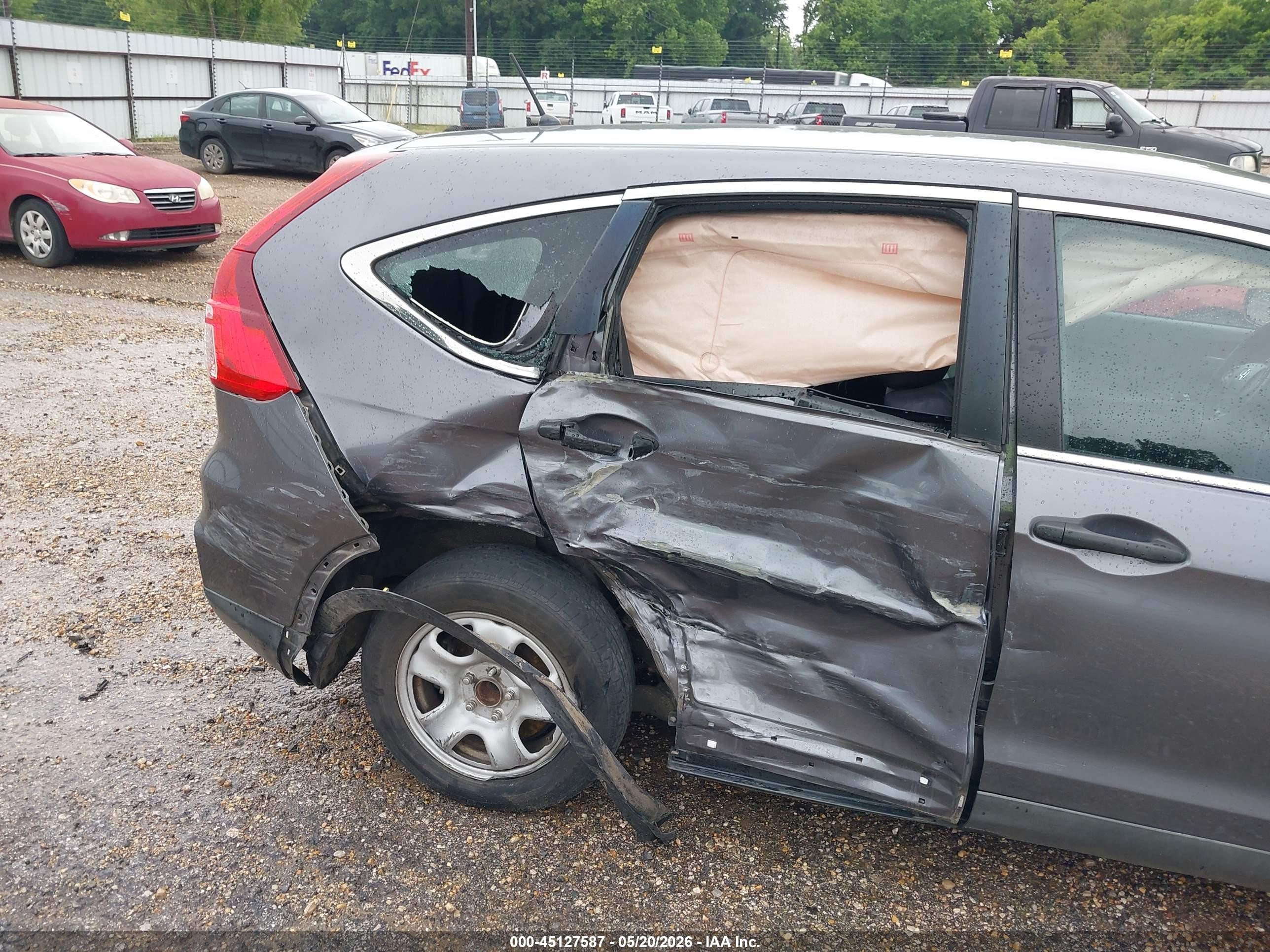 2016 Honda Cr-v Lx Gray vin: 3CZRM3H39GG701079