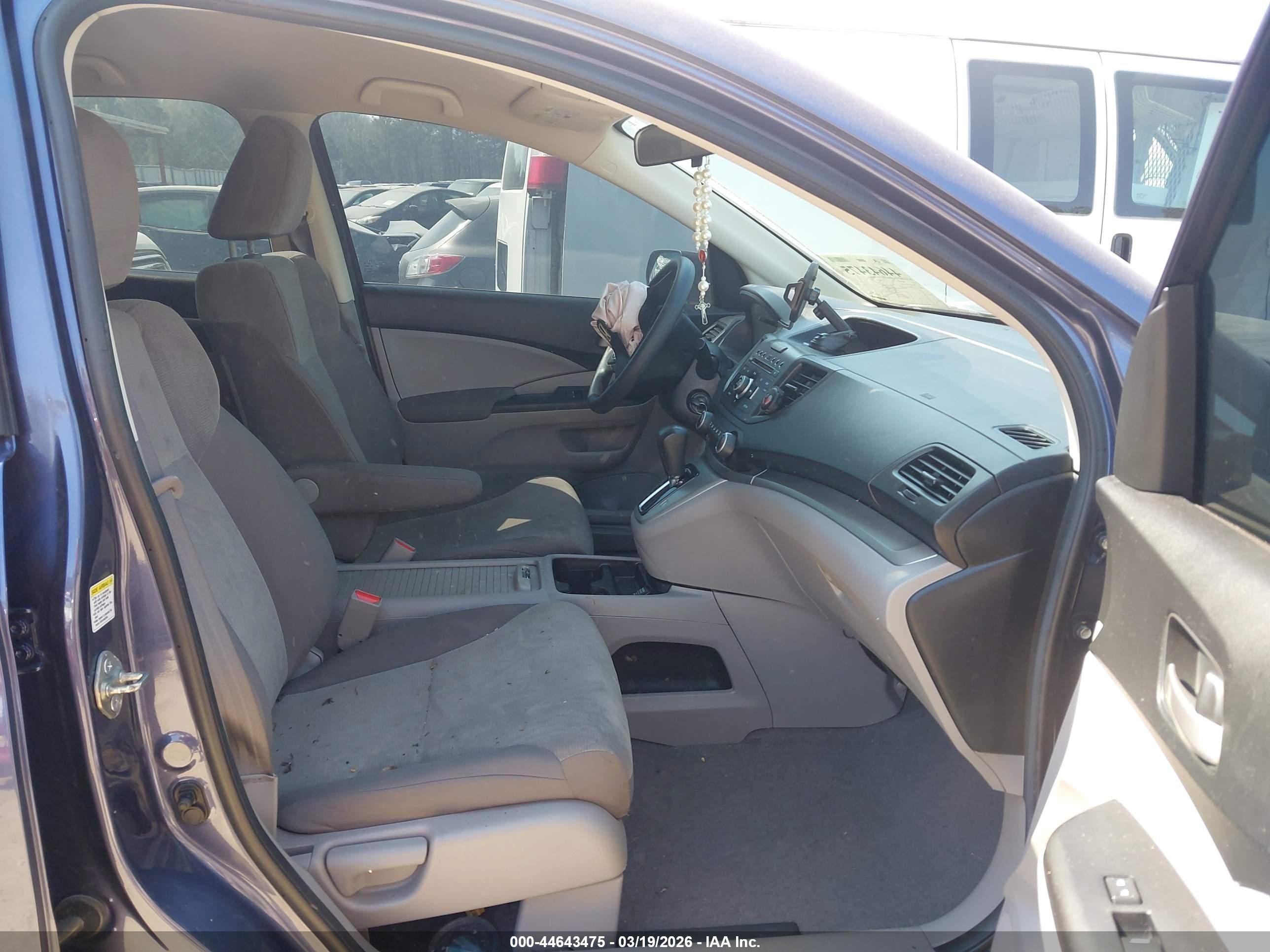 2013 Honda Cr-v Lx Blue vin: 3CZRM3H3XDG701278