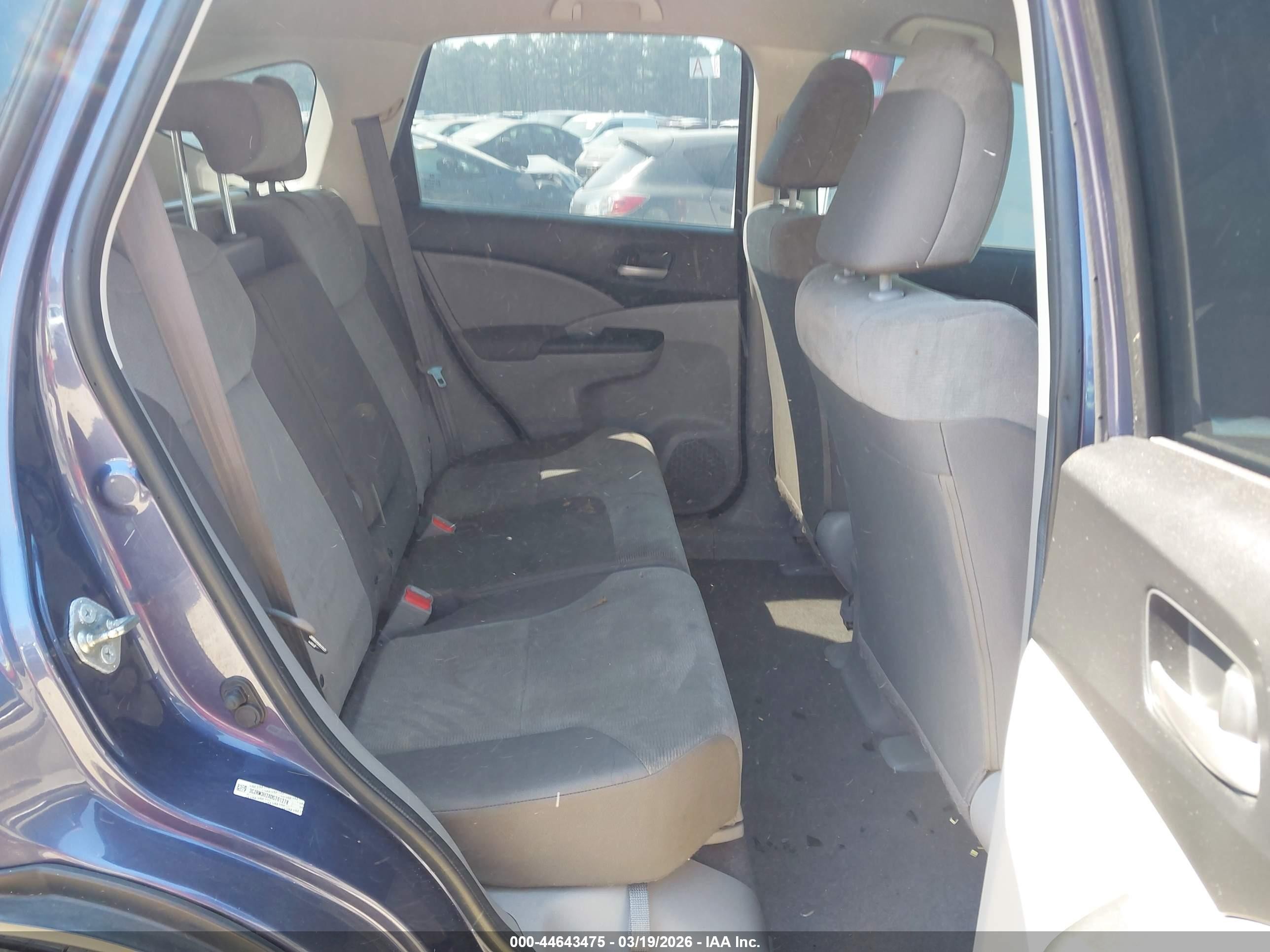 2013 Honda Cr-v Lx Blue vin: 3CZRM3H3XDG701278
