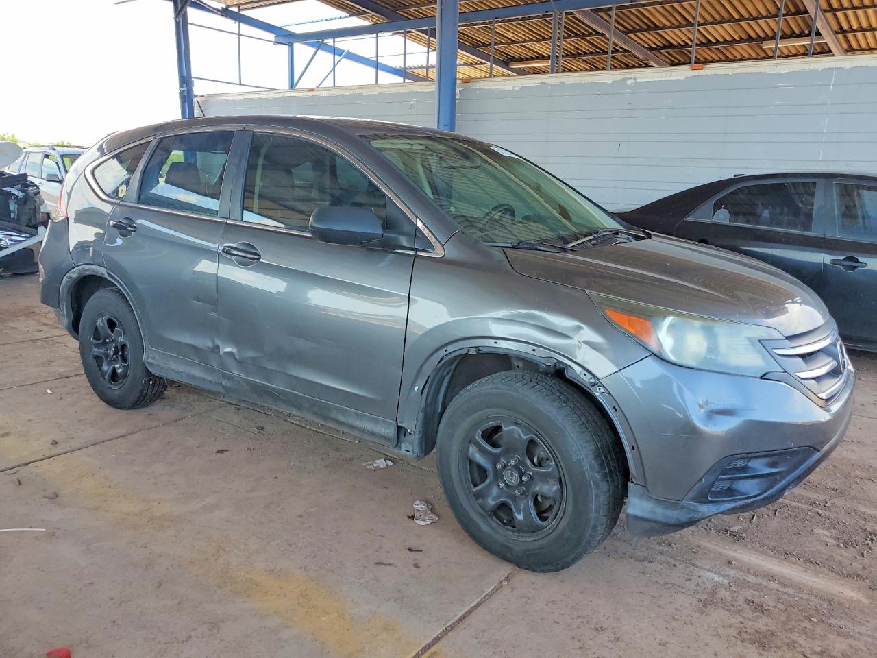 2013 Honda Cr-v Lx Gray vin: 3CZRM3H3XDG705928