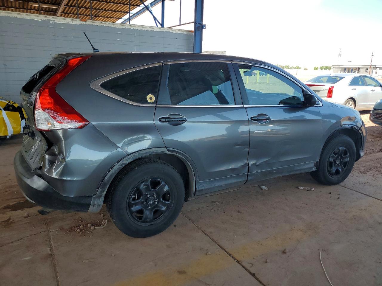 2013 Honda Cr-v Lx Gray vin: 3CZRM3H3XDG705928