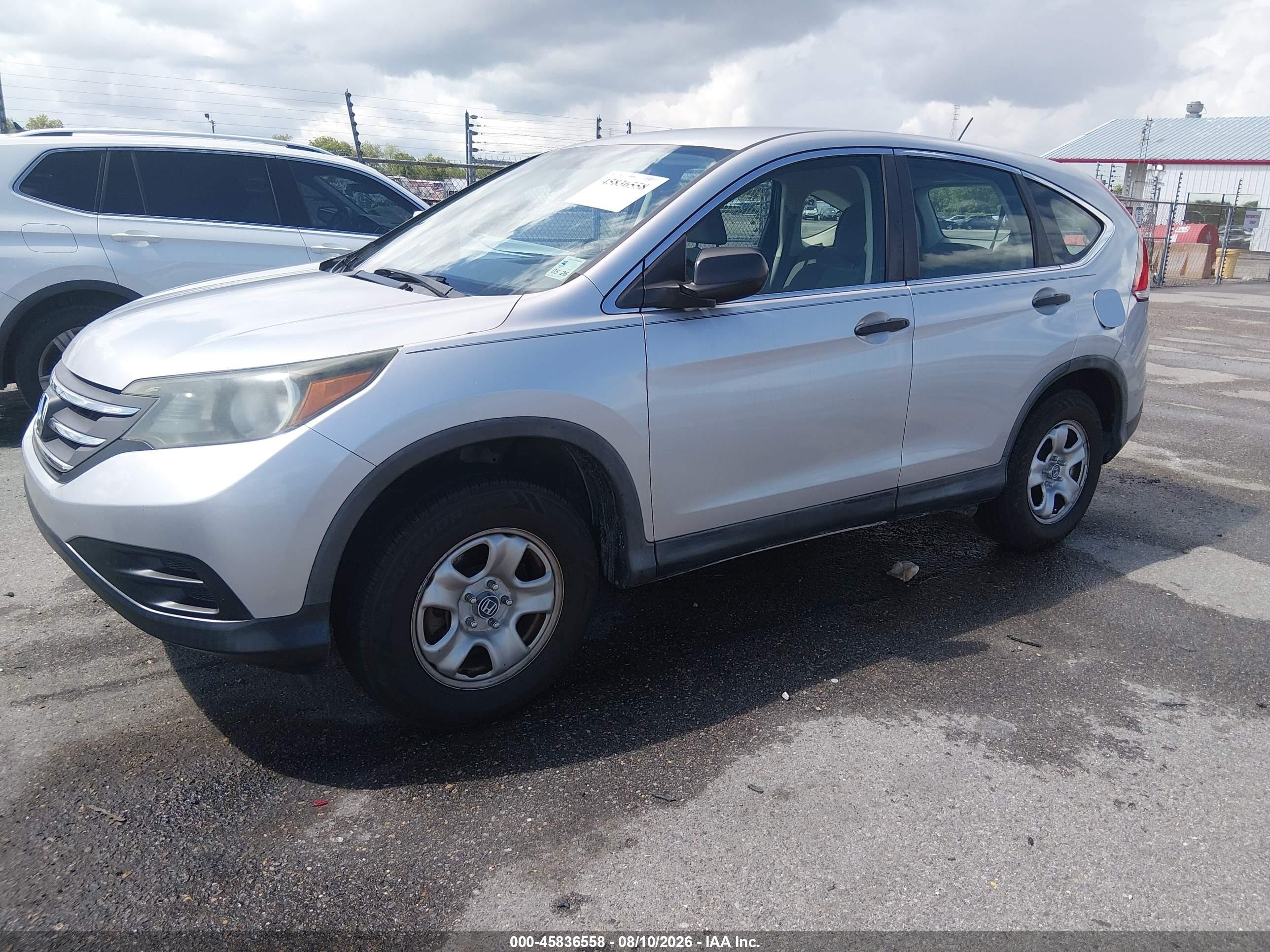 2013 Honda Cr-v Lx Серебряный vin: 3CZRM3H3XDG708165