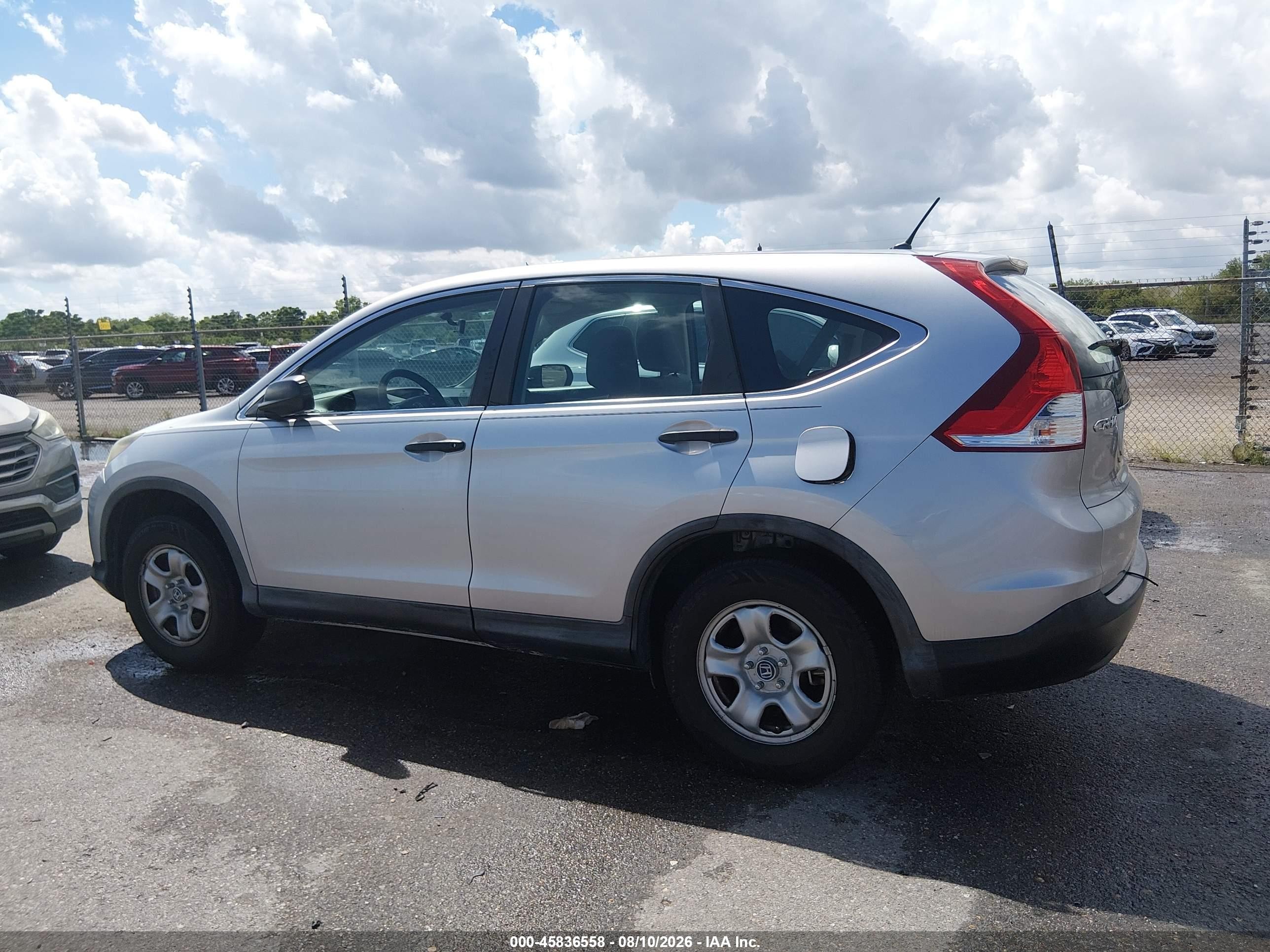 2013 Honda Cr-v Lx Серебряный vin: 3CZRM3H3XDG708165