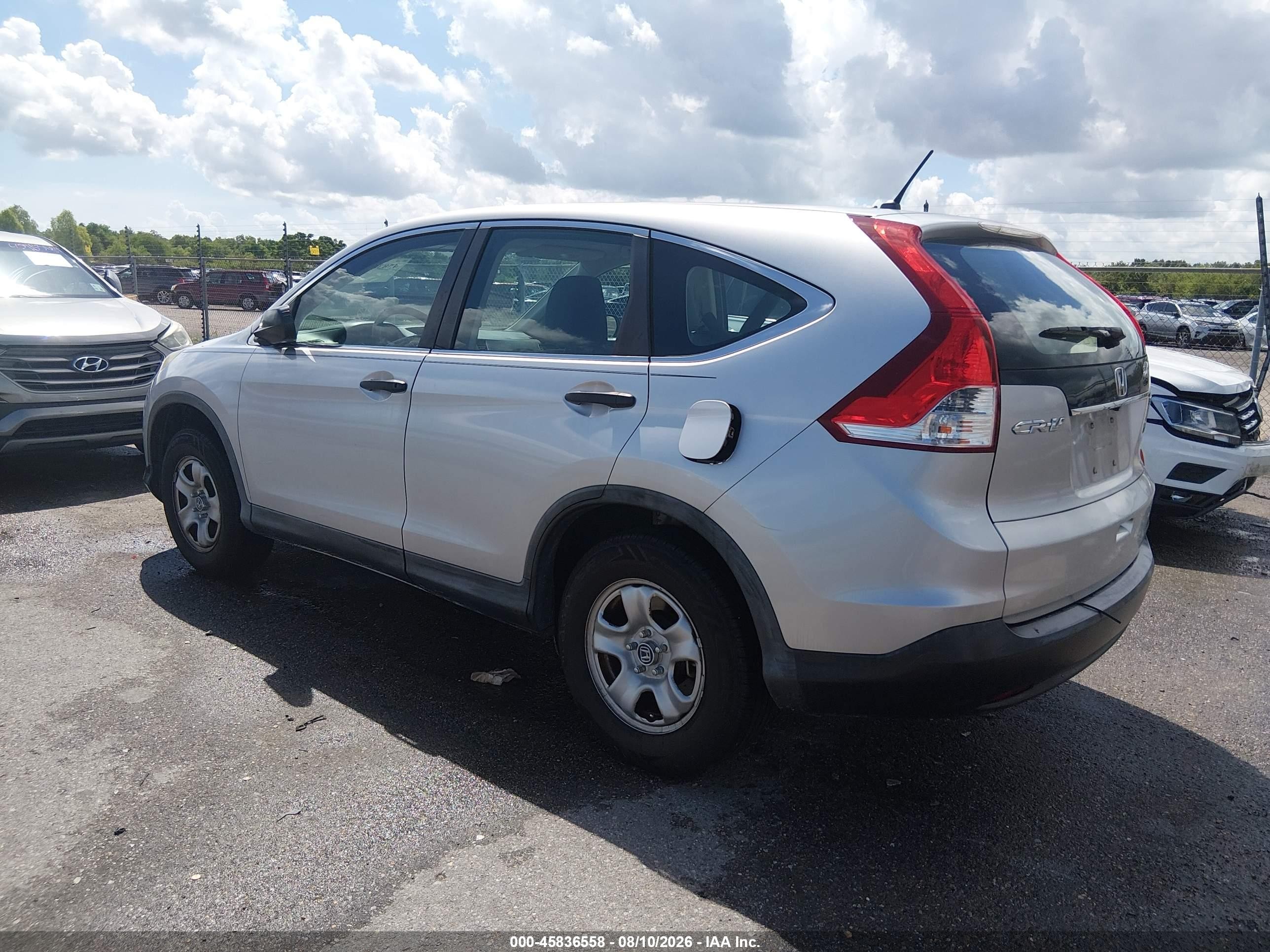 2013 Honda Cr-v Lx Серебряный vin: 3CZRM3H3XDG708165