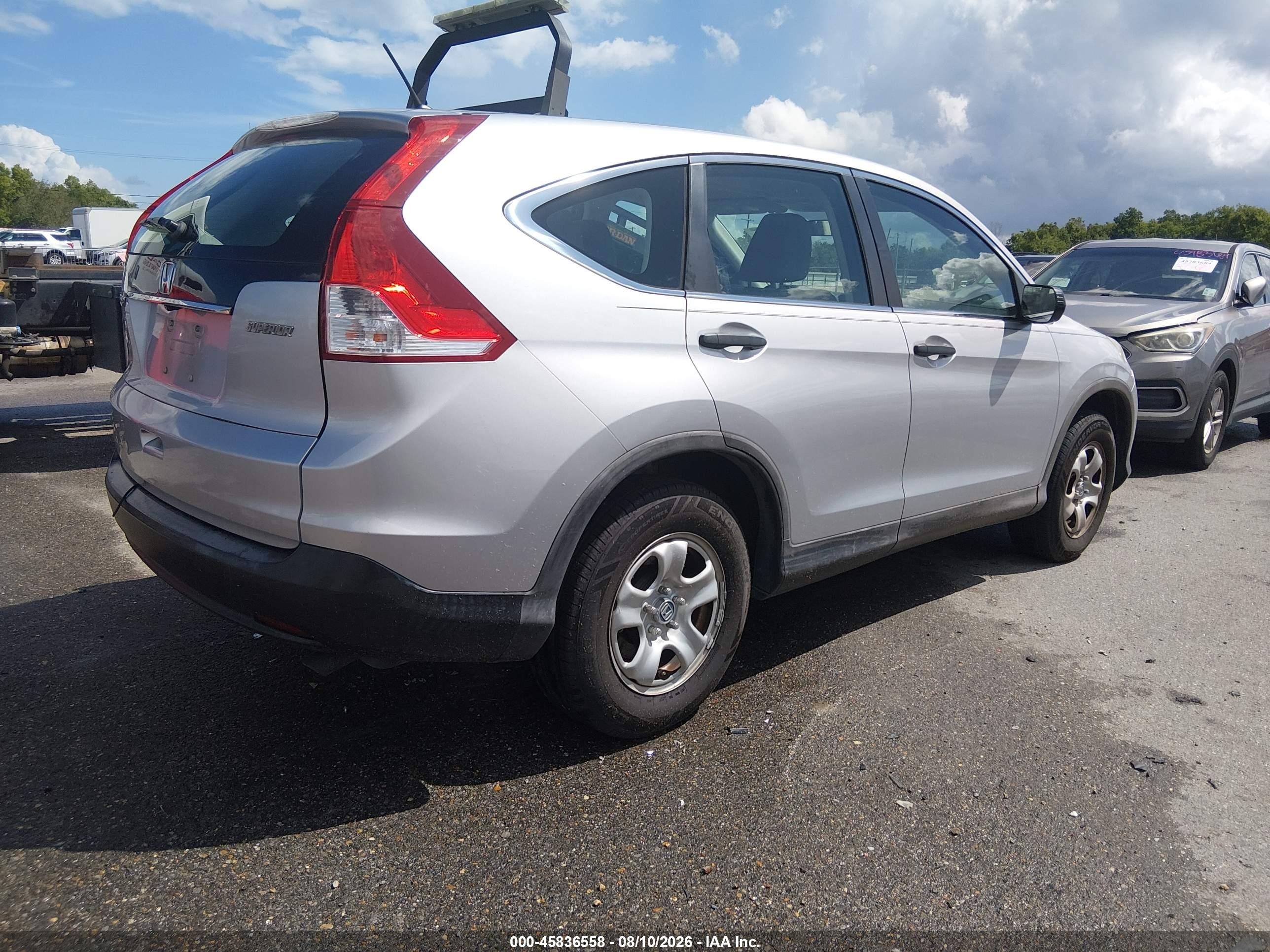 2013 Honda Cr-v Lx Серебряный vin: 3CZRM3H3XDG708165