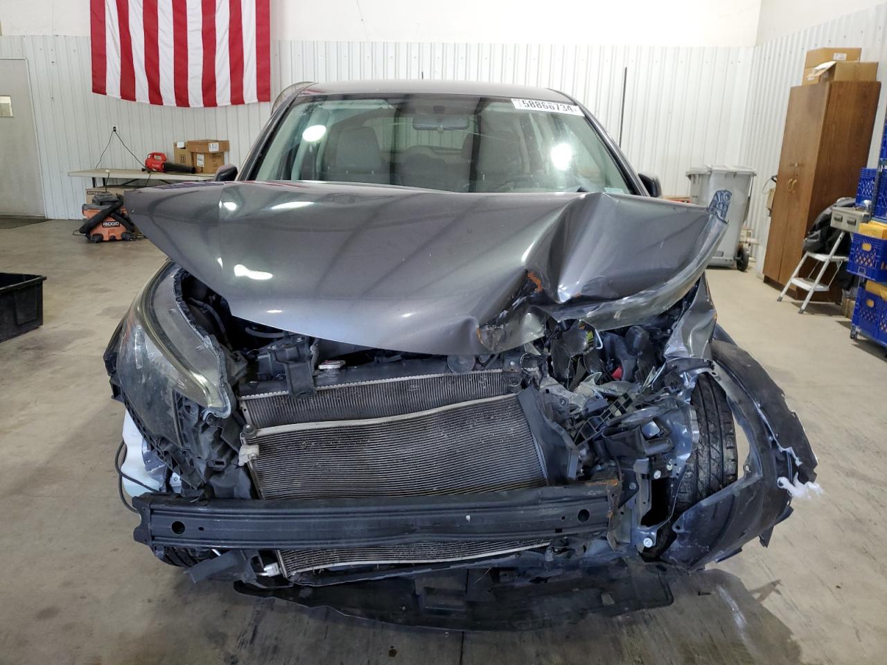 2013 Honda Cr-v Lx Серый vin: 3CZRM3H3XDG710062