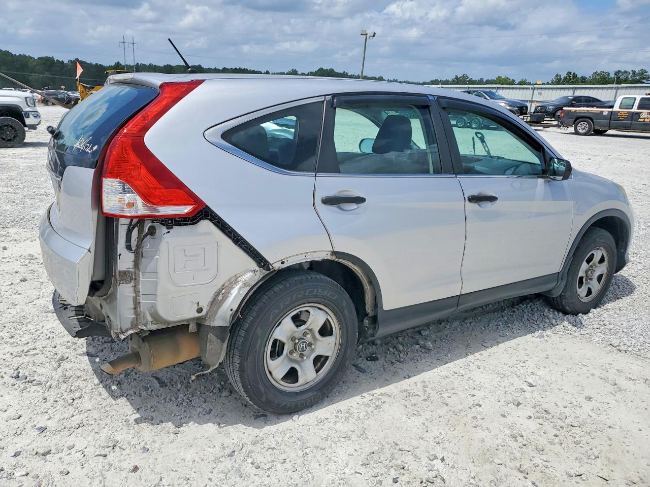2013 Honda Cr-v Lx Silver vin: 3CZRM3H3XDG710207