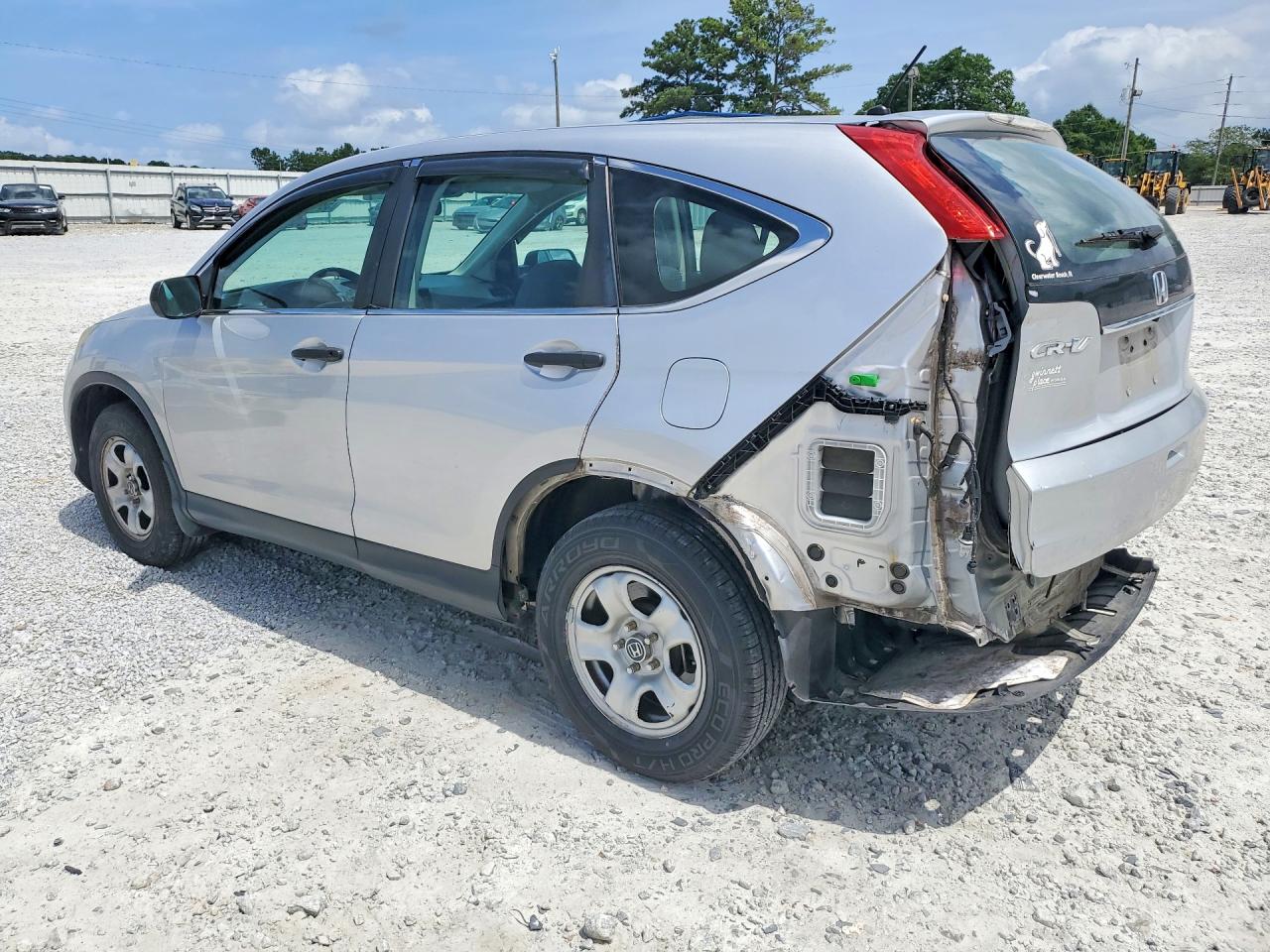 2013 Honda Cr-v Lx Silver vin: 3CZRM3H3XDG710207