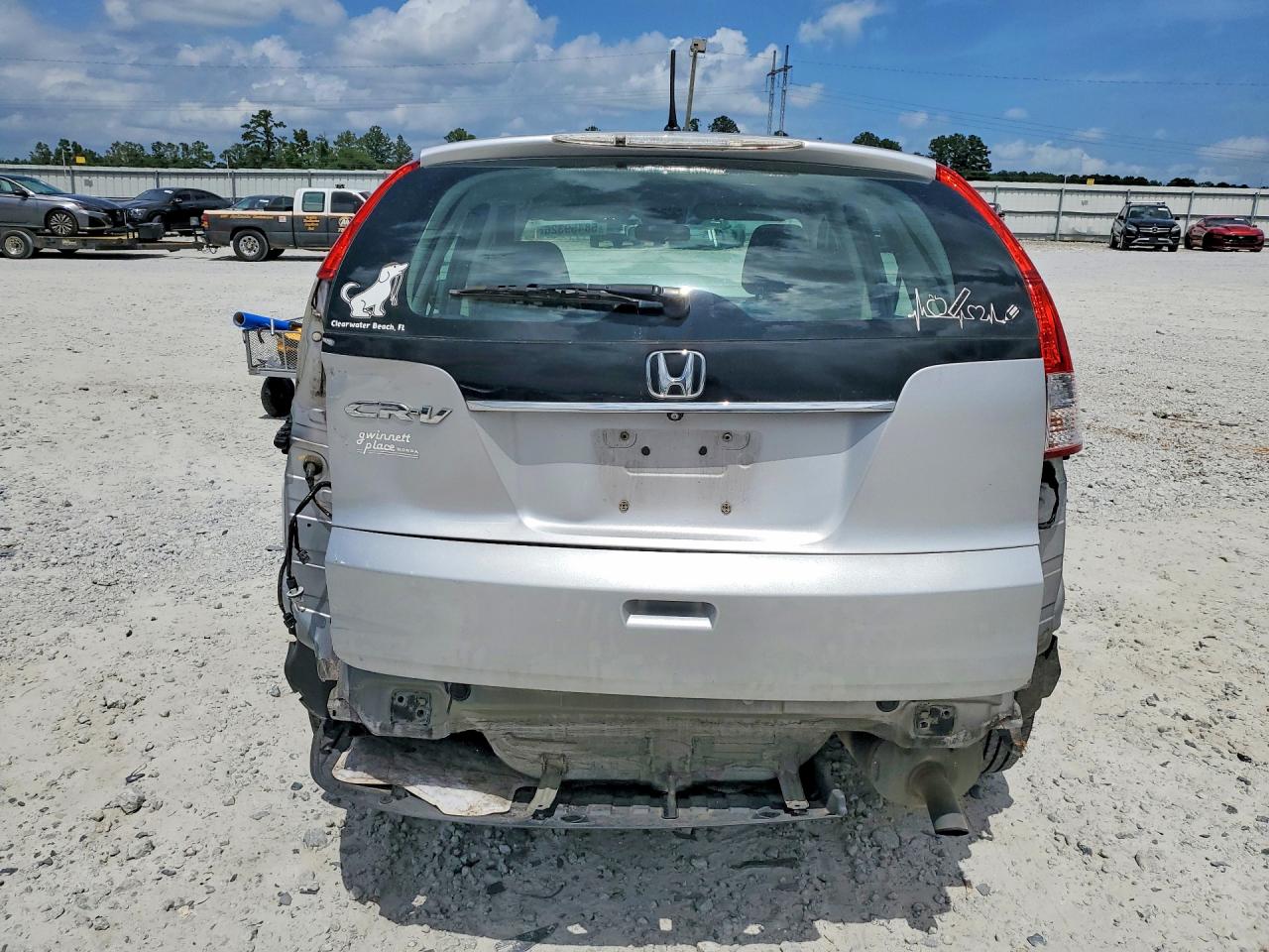 2013 Honda Cr-v Lx Silver vin: 3CZRM3H3XDG710207