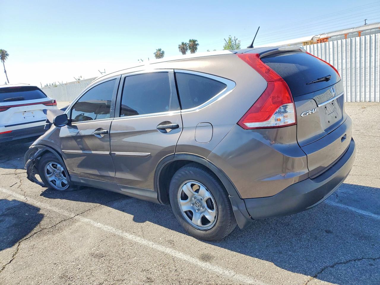 2014 Honda Cr-v Lx Brown vin: 3CZRM3H3XEG700360
