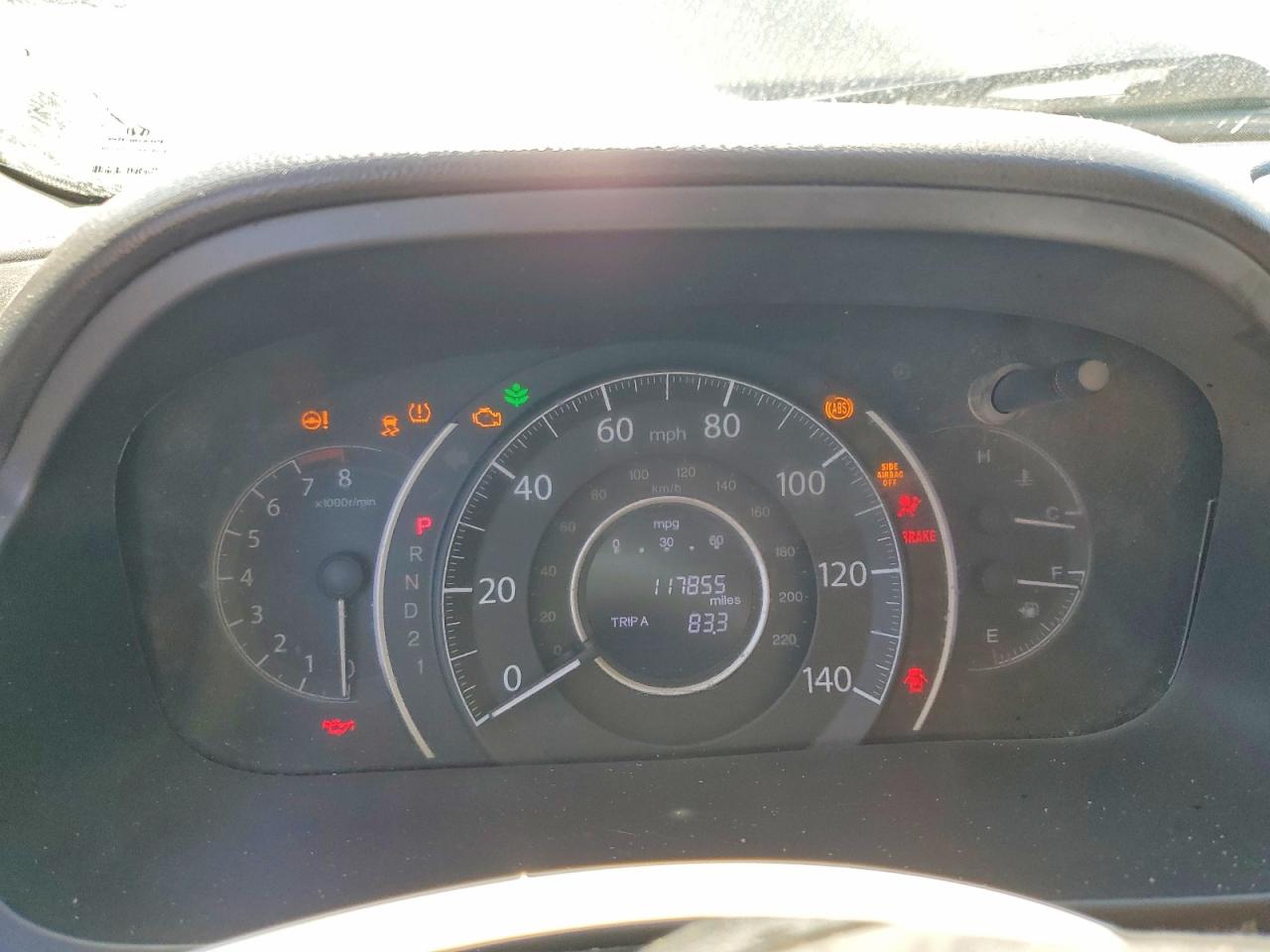 2014 Honda Cr-v Lx Brown vin: 3CZRM3H3XEG700360