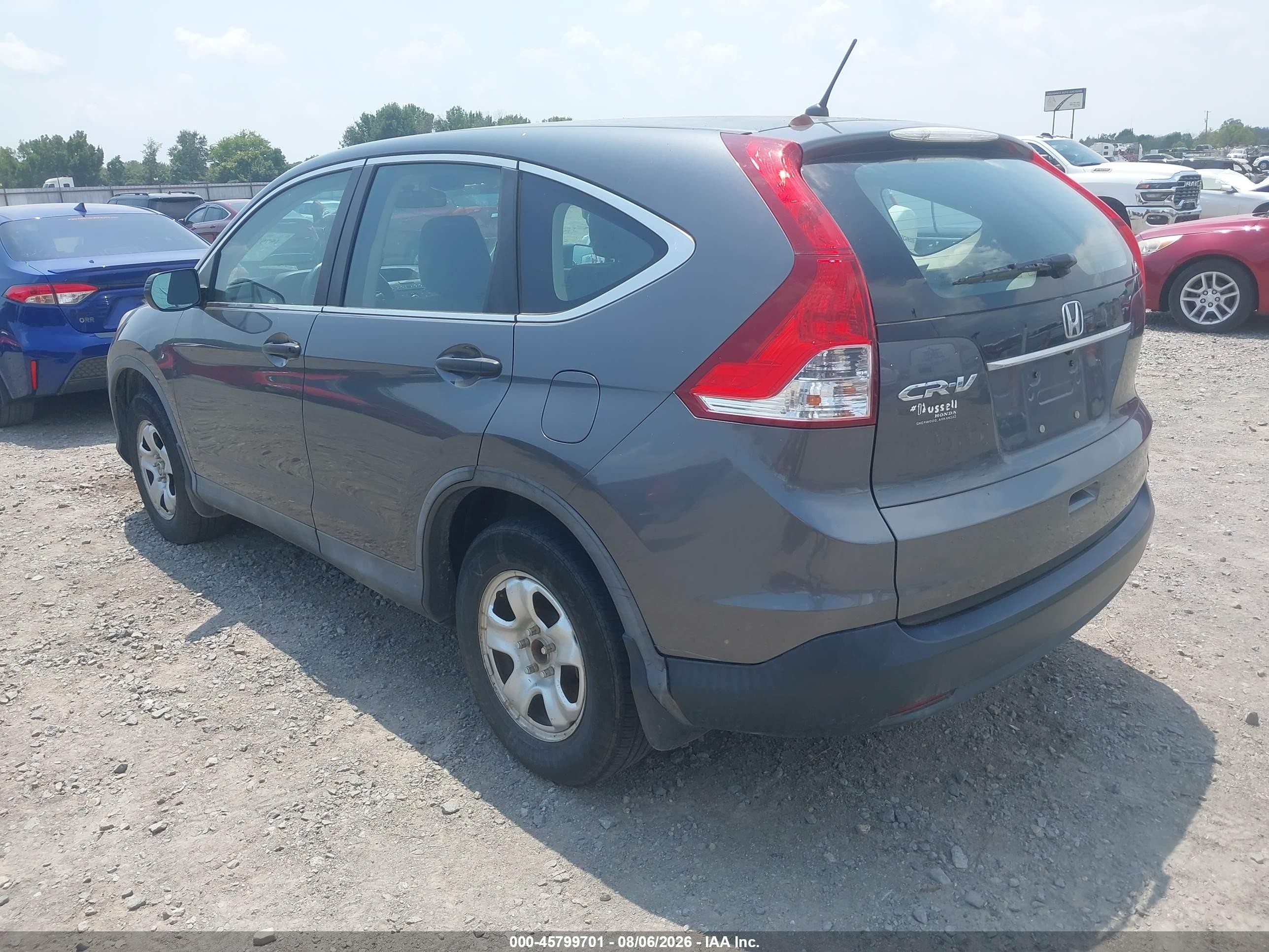 2014 Honda Cr-v Lx Серый vin: 3CZRM3H3XEG703307