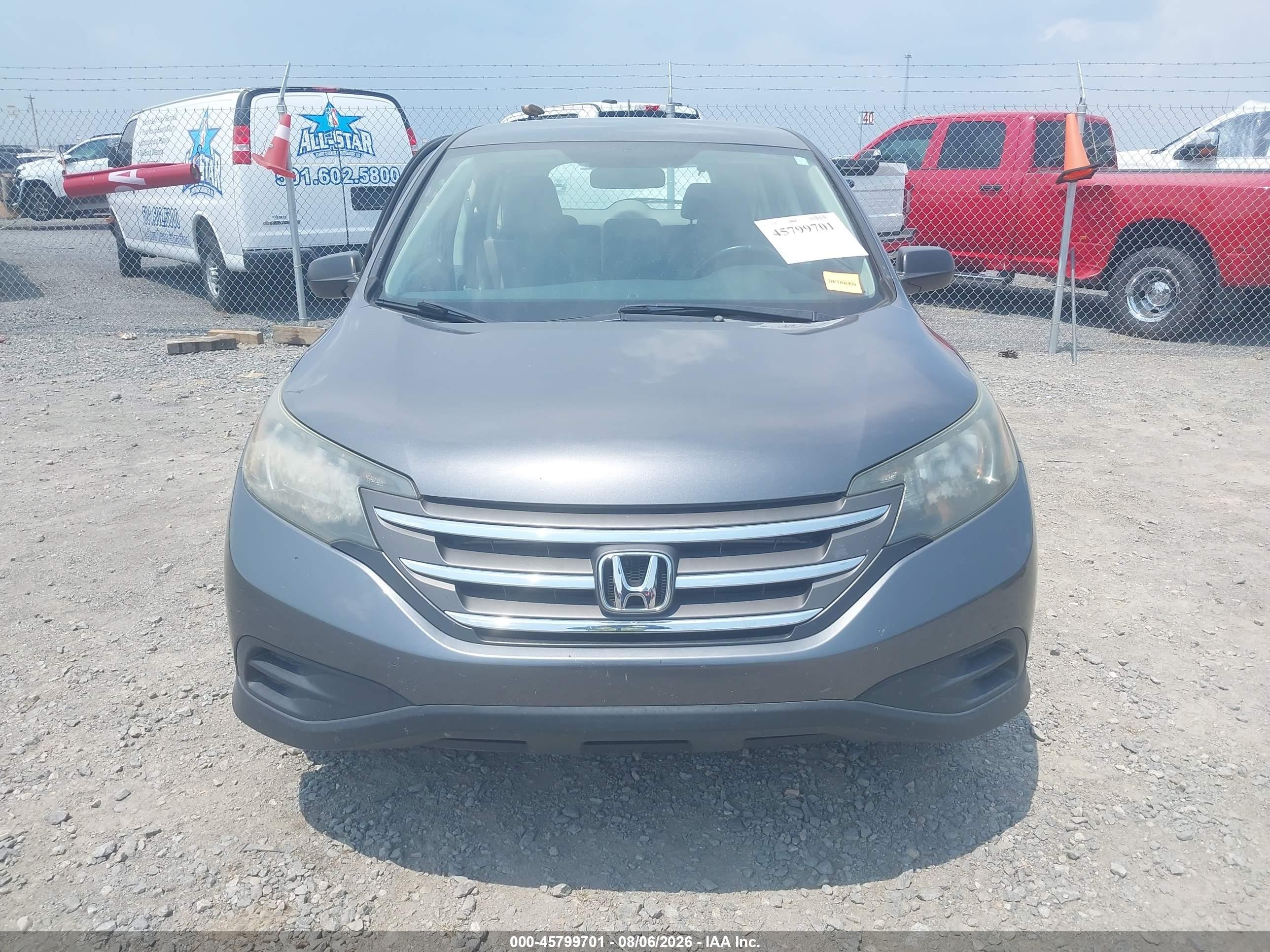 2014 Honda Cr-v Lx Серый vin: 3CZRM3H3XEG703307