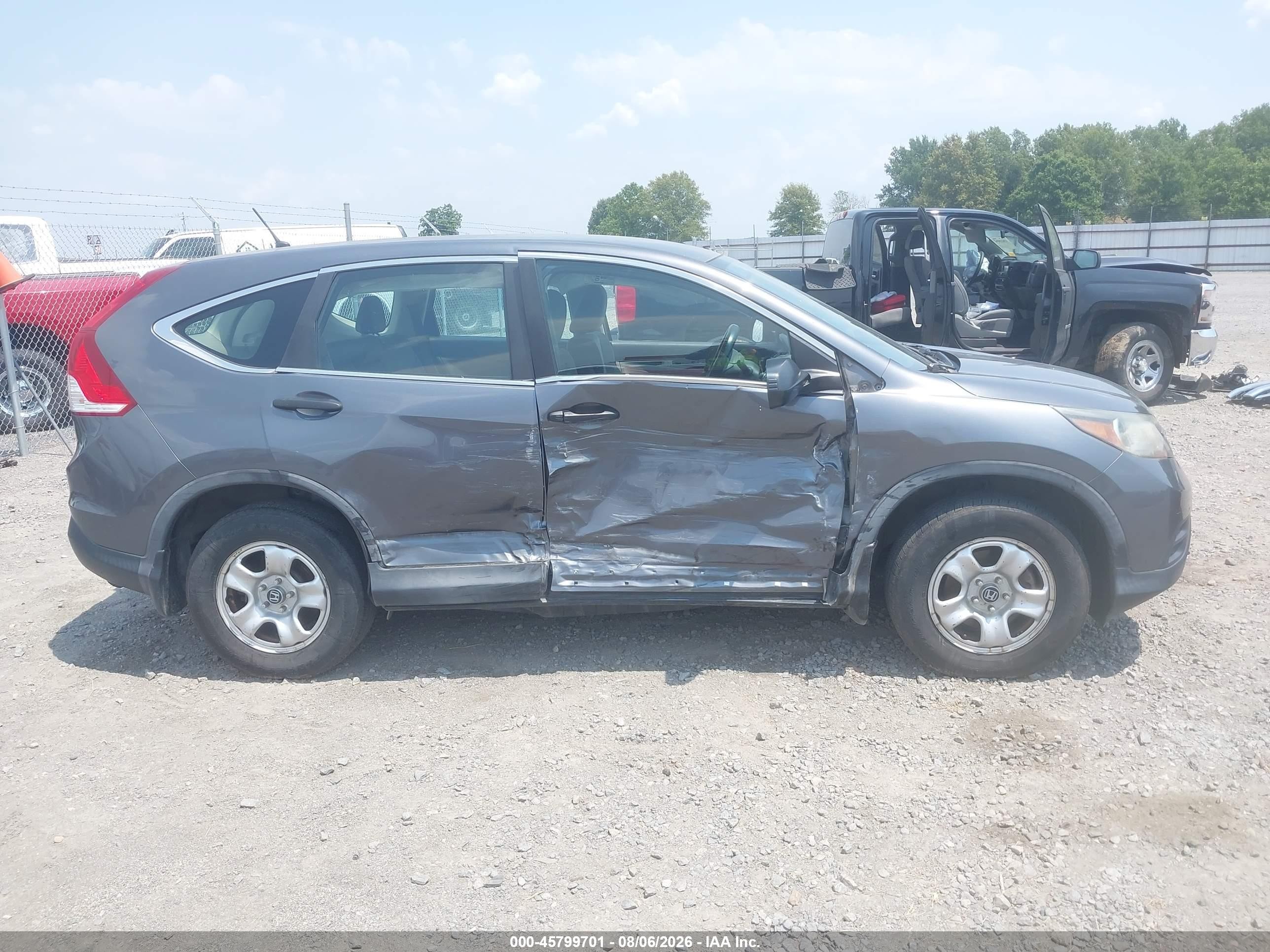 2014 Honda Cr-v Lx Серый vin: 3CZRM3H3XEG703307