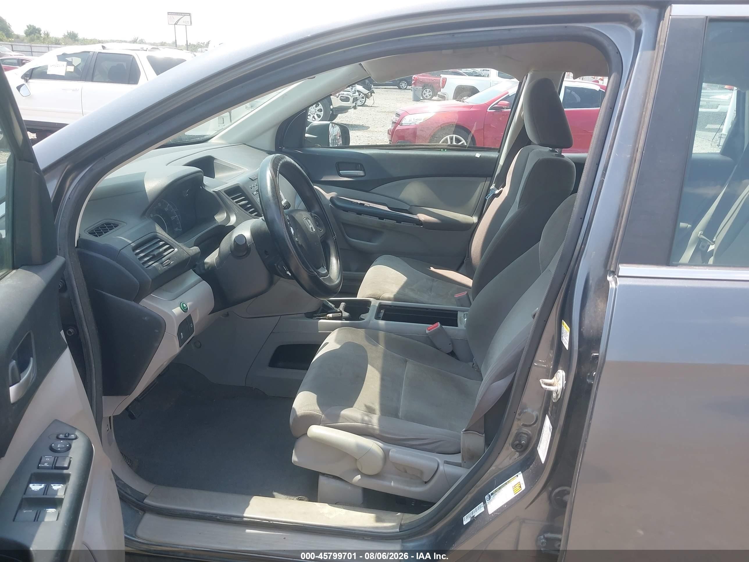 2014 Honda Cr-v Lx Серый vin: 3CZRM3H3XEG703307