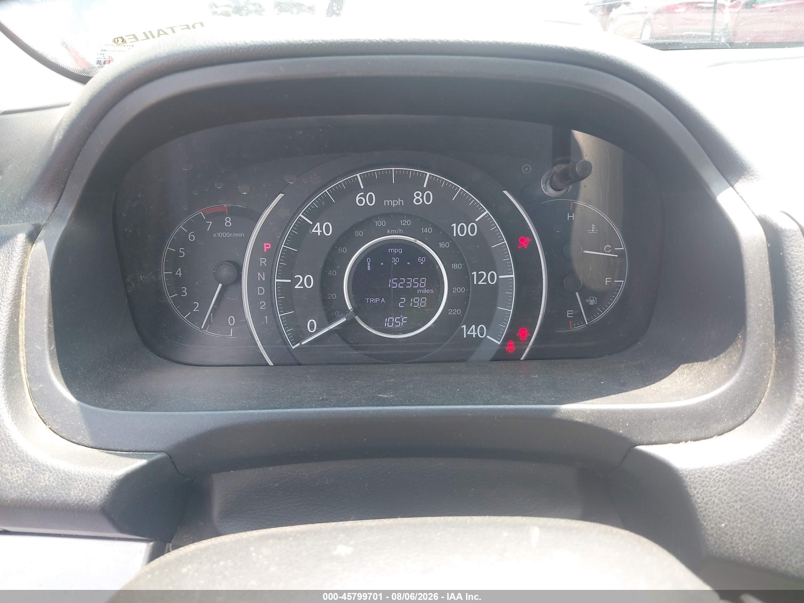 2014 Honda Cr-v Lx Серый vin: 3CZRM3H3XEG703307
