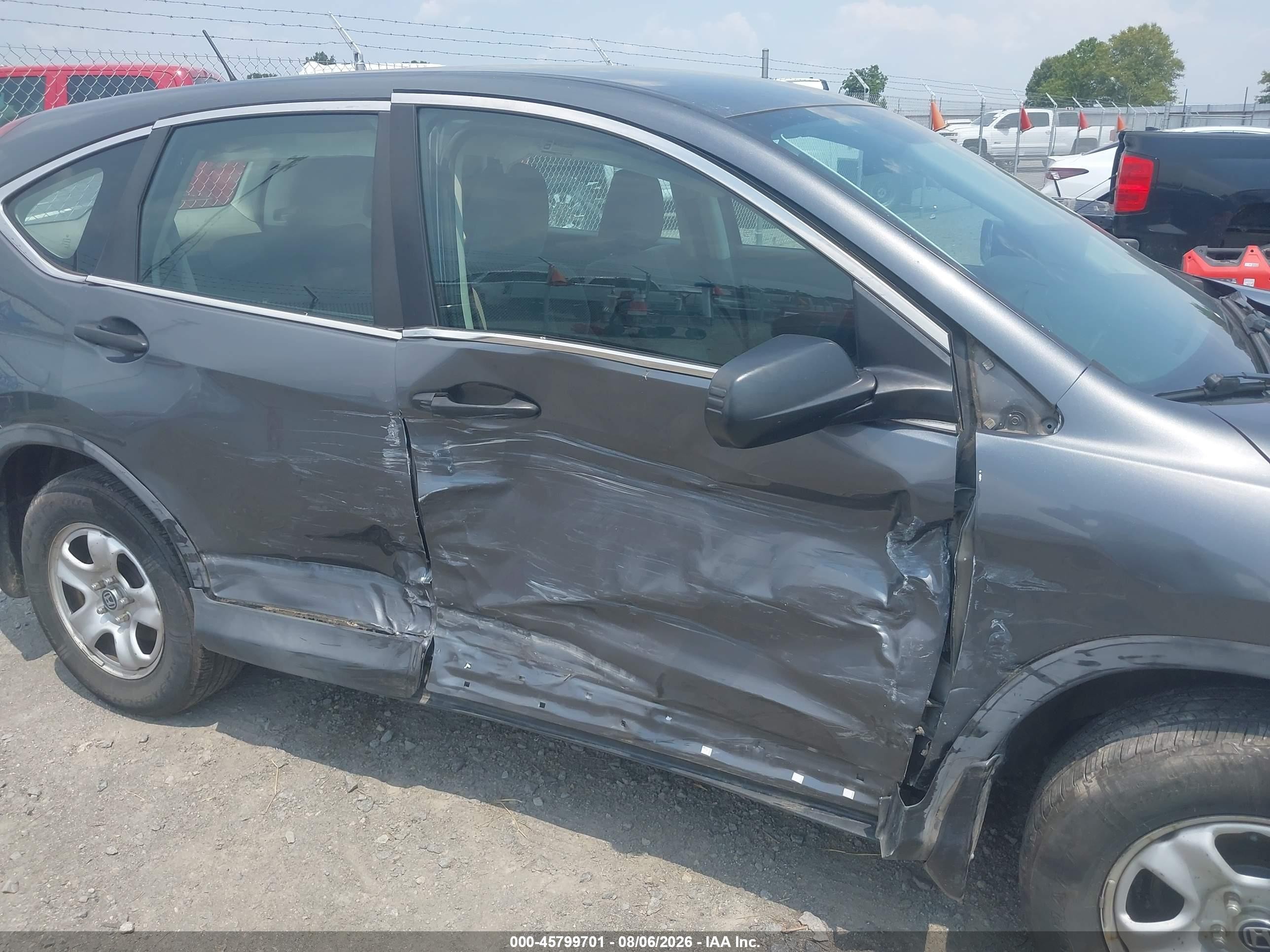2014 Honda Cr-v Lx Серый vin: 3CZRM3H3XEG703307