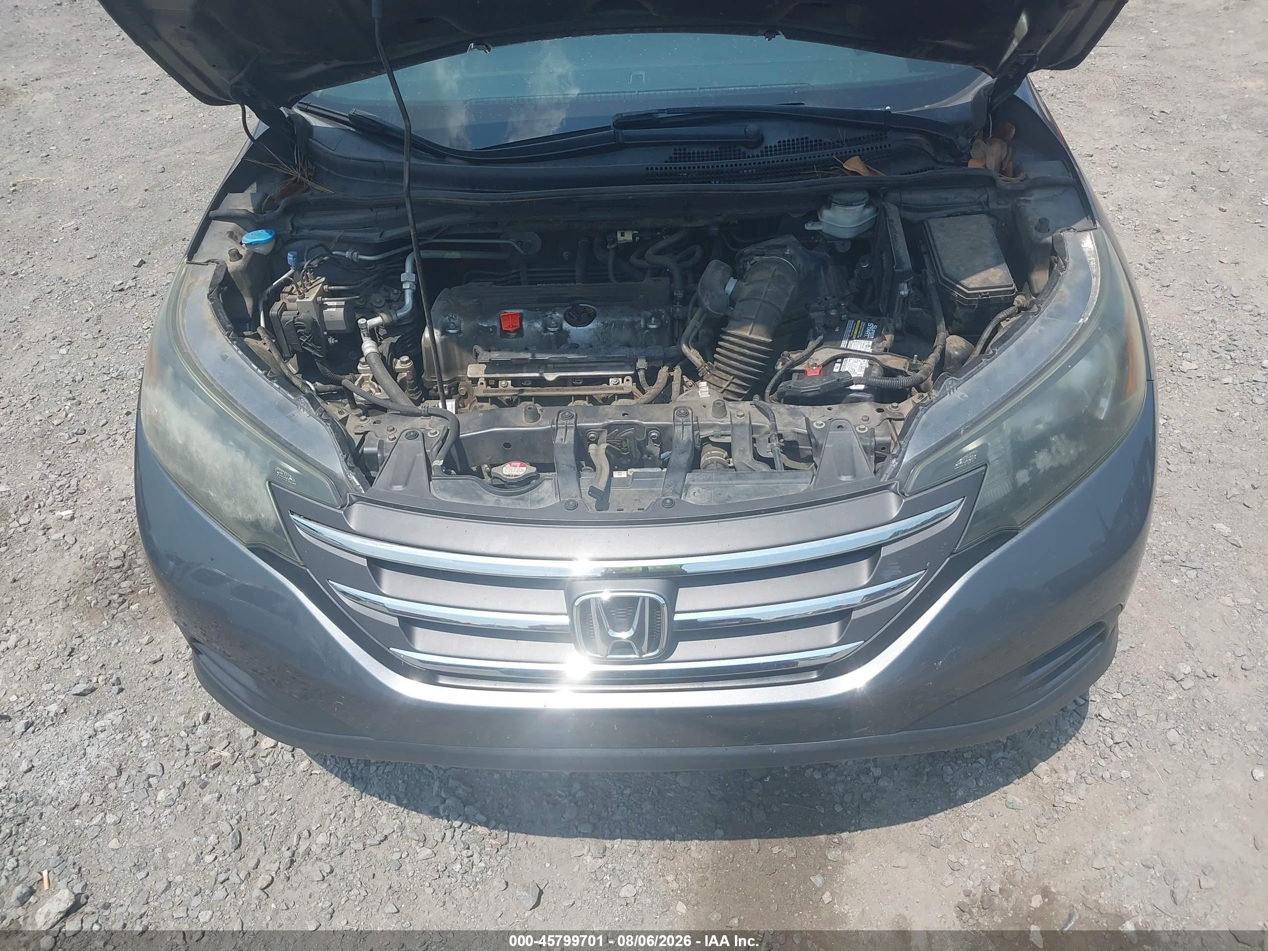 2014 Honda Cr-v Lx Серый vin: 3CZRM3H3XEG703307