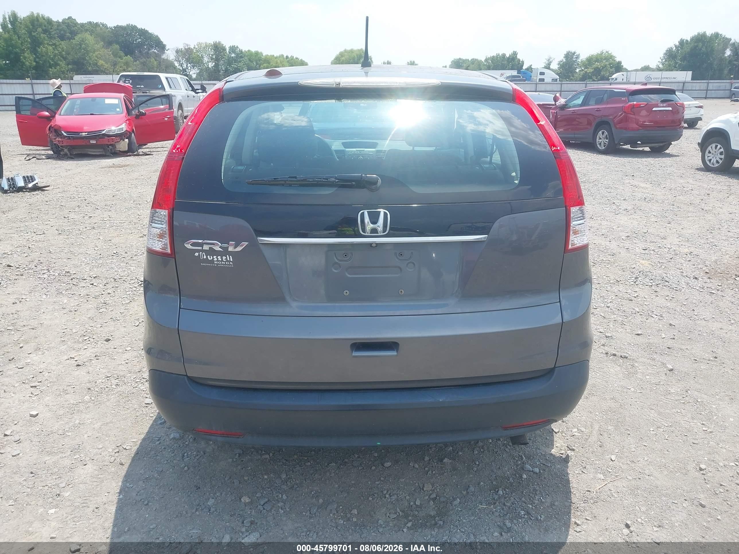 2014 Honda Cr-v Lx Серый vin: 3CZRM3H3XEG703307