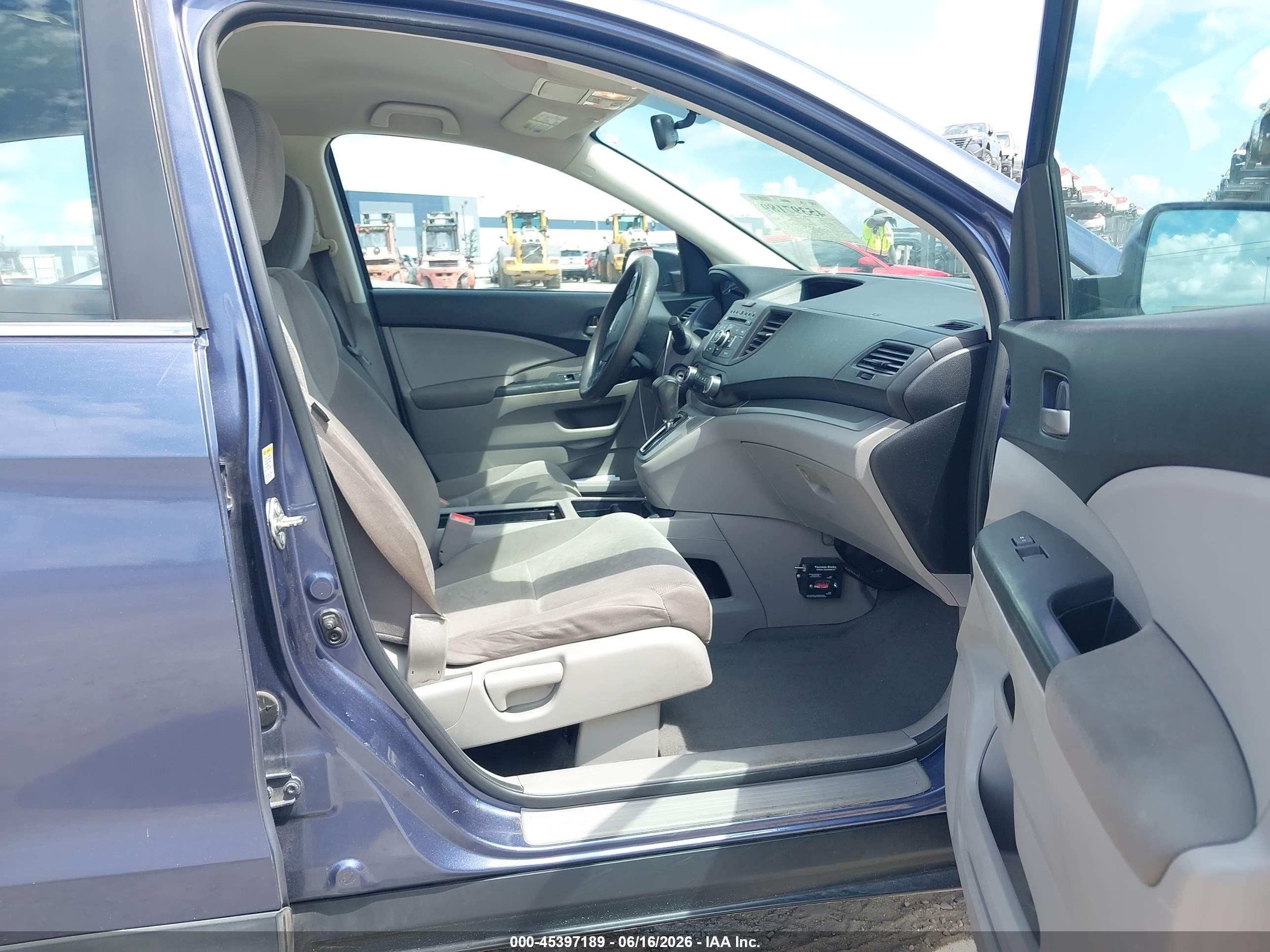 2014 Honda Cr-v Lx Blue vin: 3CZRM3H3XEG714386