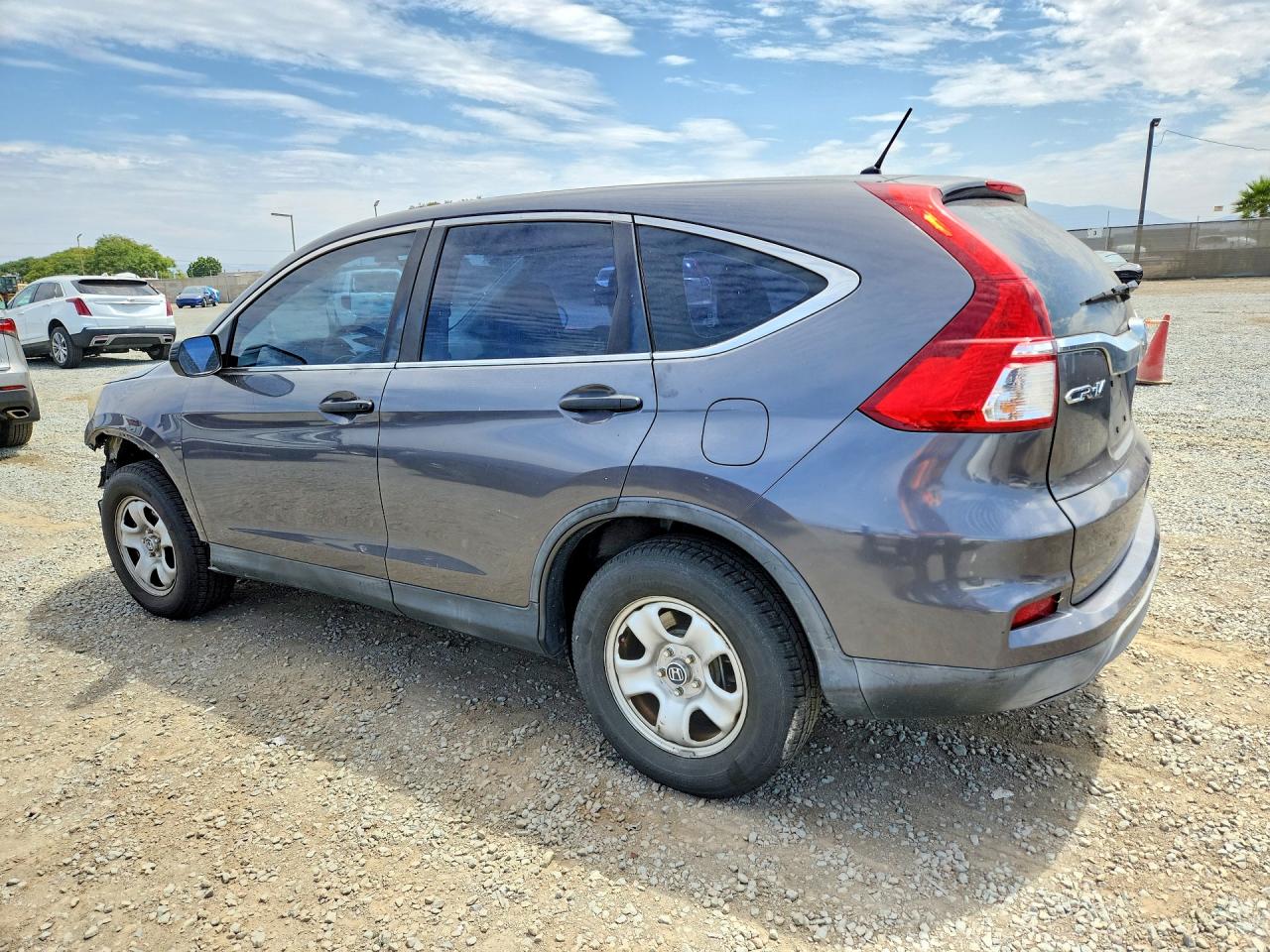 2015 Honda Cr-v Lx Gray vin: 3CZRM3H3XFG708900
