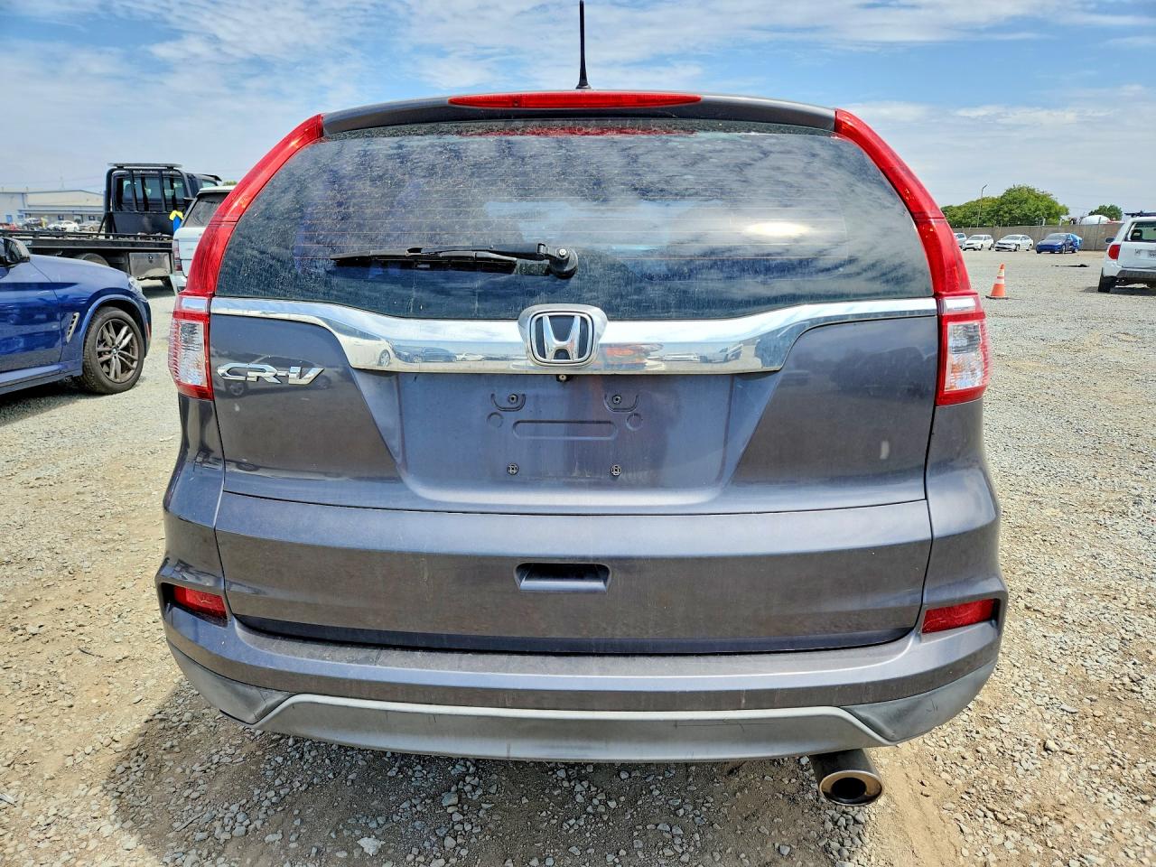 2015 Honda Cr-v Lx Gray vin: 3CZRM3H3XFG708900