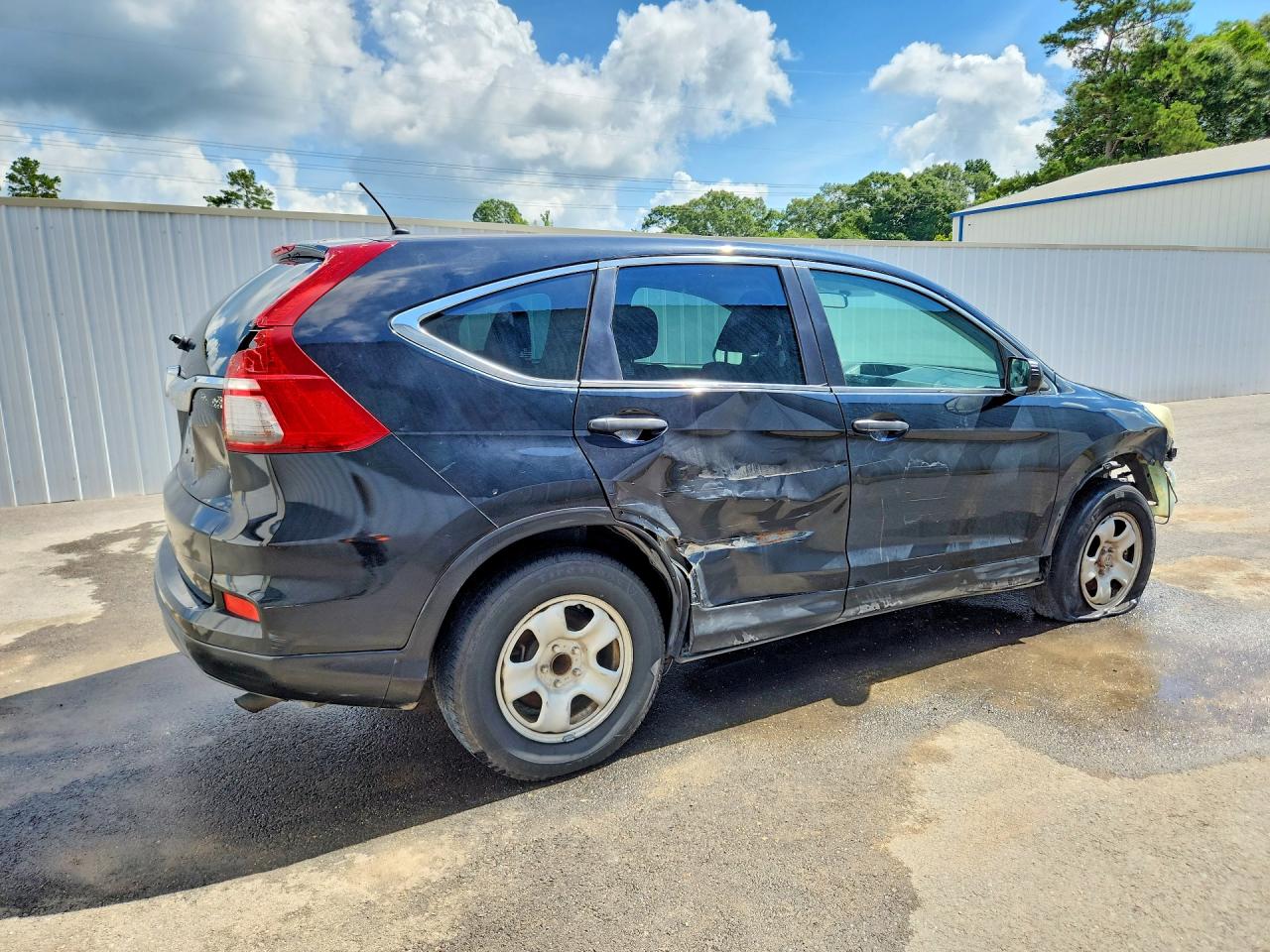 2015 Honda Cr-v Lx Black vin: 3CZRM3H3XFG709478