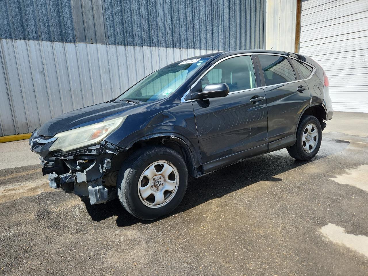2015 Honda Cr-v Lx Black vin: 3CZRM3H3XFG709478 Damage: Left Front Fender, Dent(S) W/ Paint Dmg, > 12 Inches