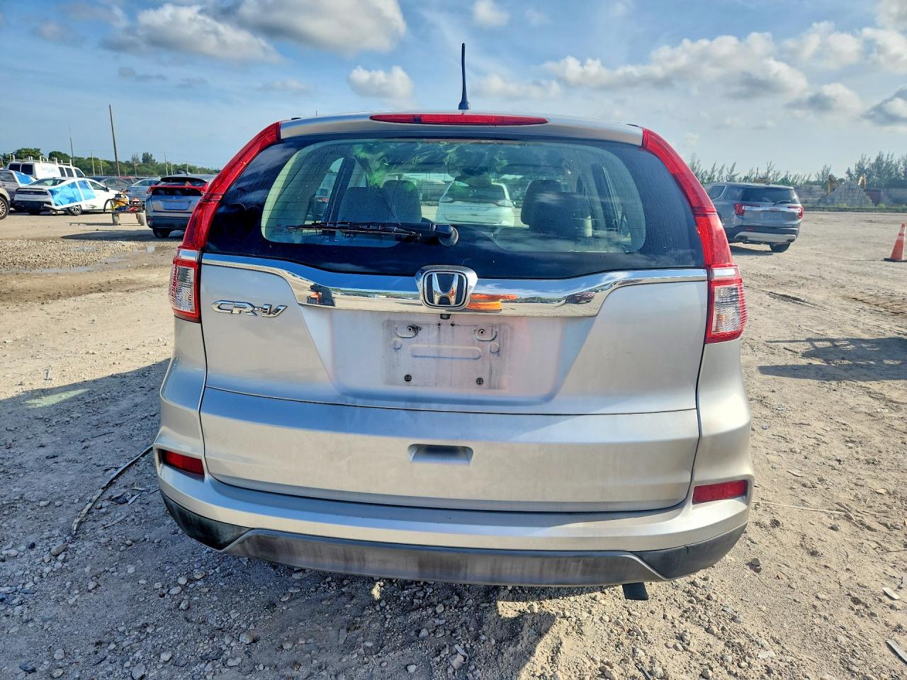 2015 Honda Cr-v Lx Silver vin: 3CZRM3H3XFG713868