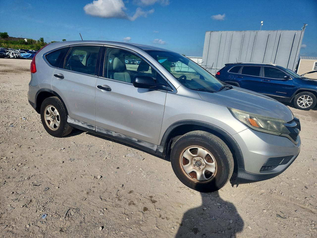2015 Honda Cr-v Lx Silver vin: 3CZRM3H3XFG713868