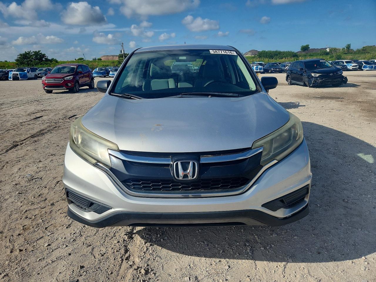 2015 Honda Cr-v Lx Silver vin: 3CZRM3H3XFG713868