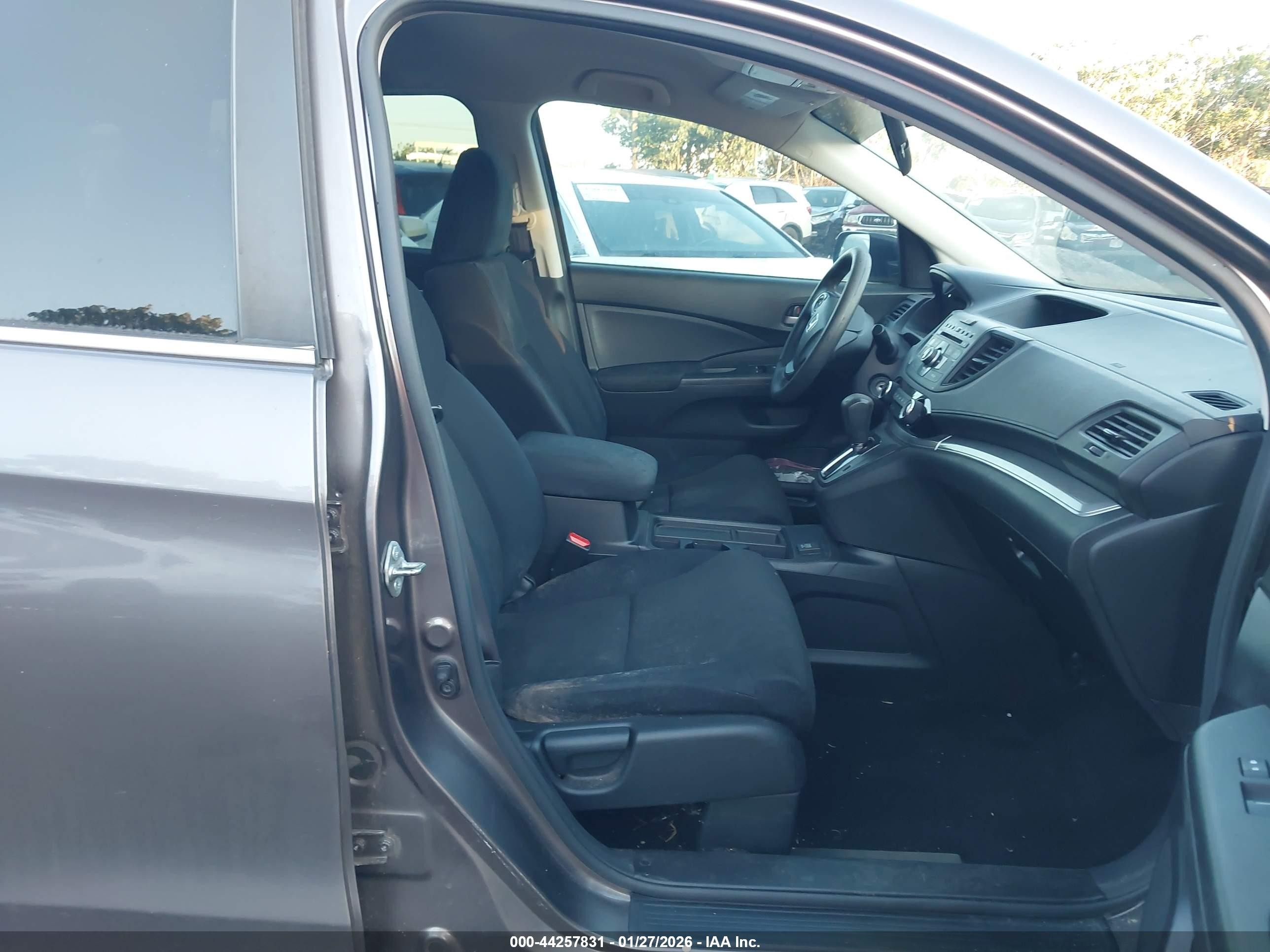 2015 Honda Cr-v Lx Gray vin: 3CZRM3H3XFG716270