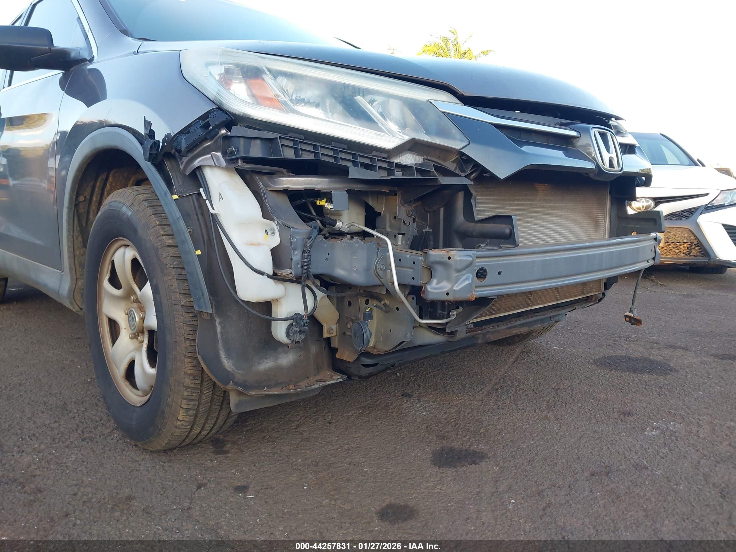 2015 Honda Cr-v Lx Gray vin: 3CZRM3H3XFG716270