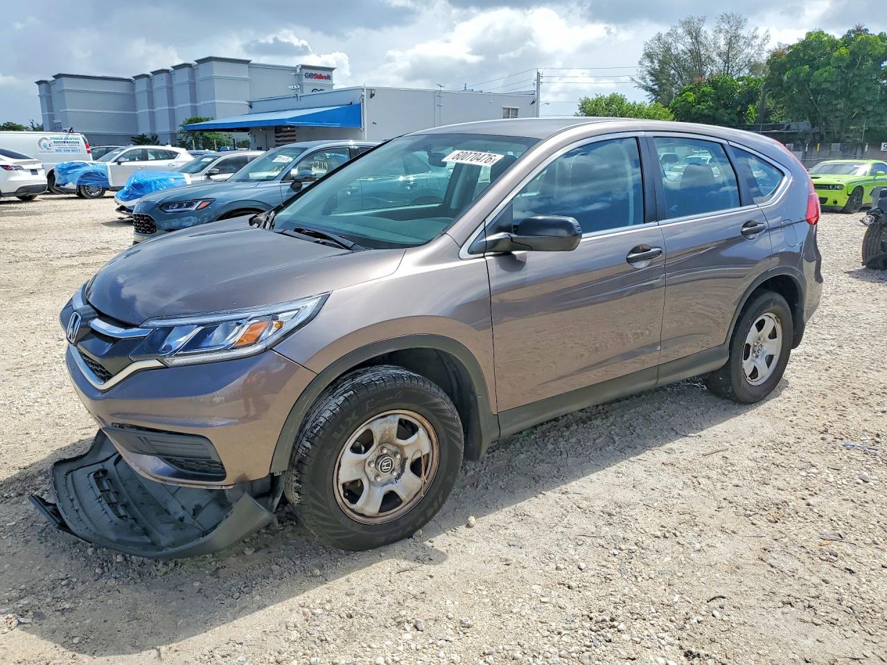 2015 Honda Cr-v Lx Gray vin: 3CZRM3H3XFG716379