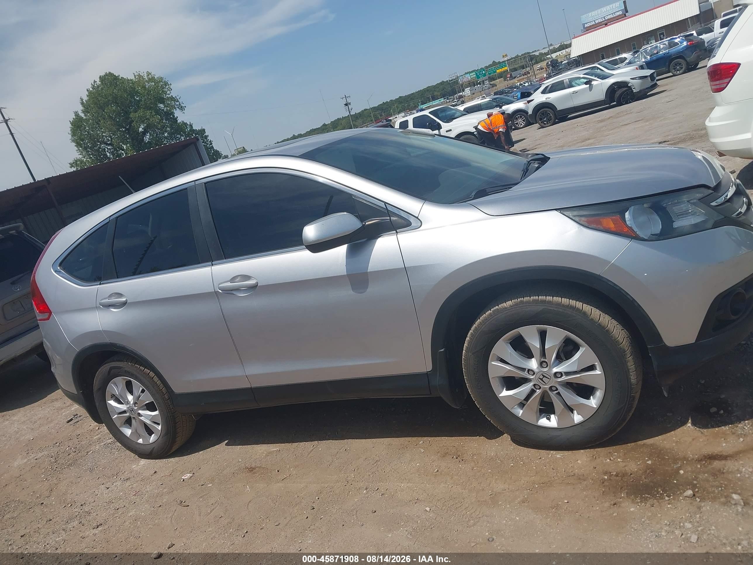 2012 Honda Cr-v Ex Silver vin: 3CZRM3H50CG700074