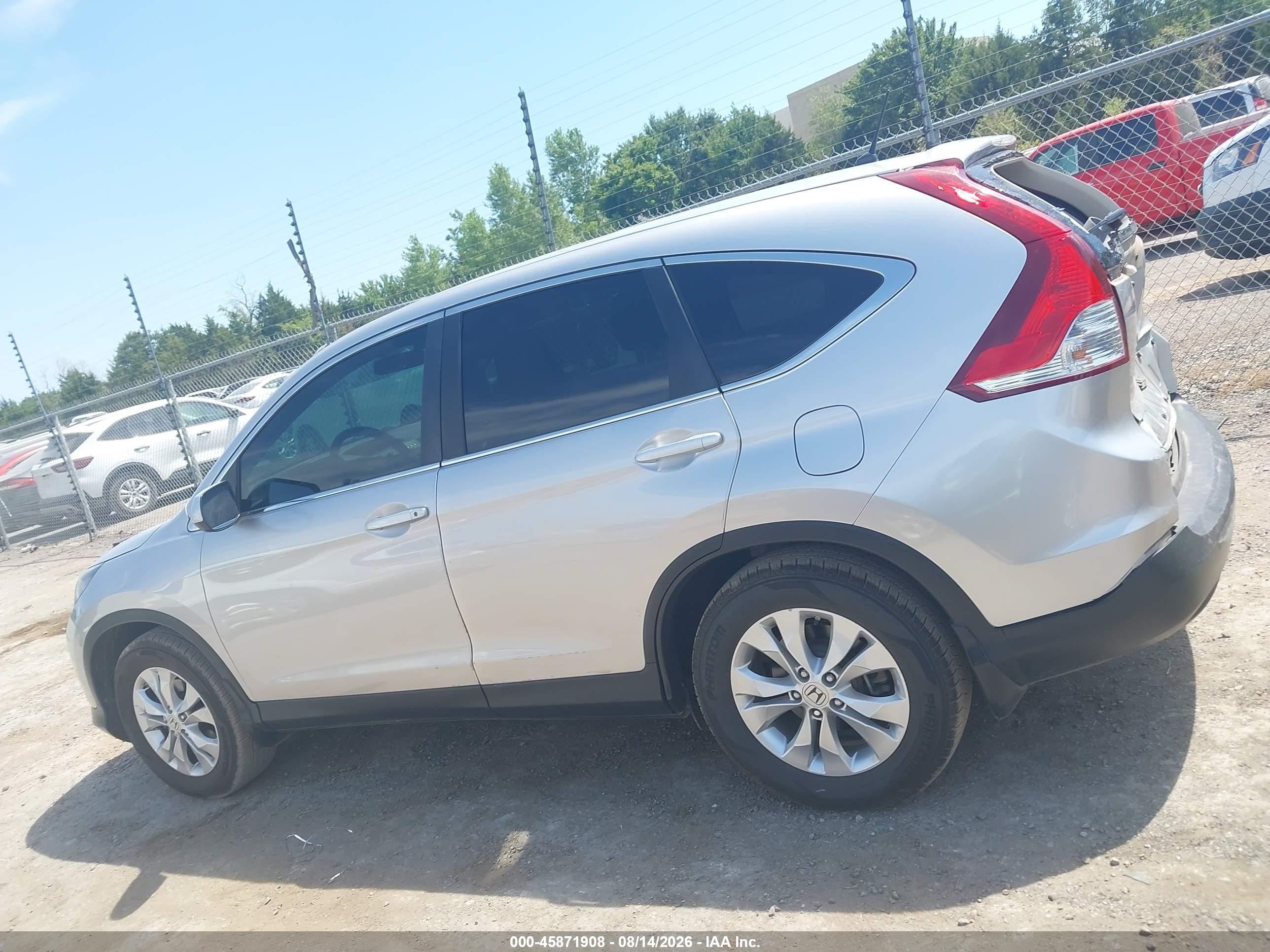 2012 Honda Cr-v Ex Silver vin: 3CZRM3H50CG700074