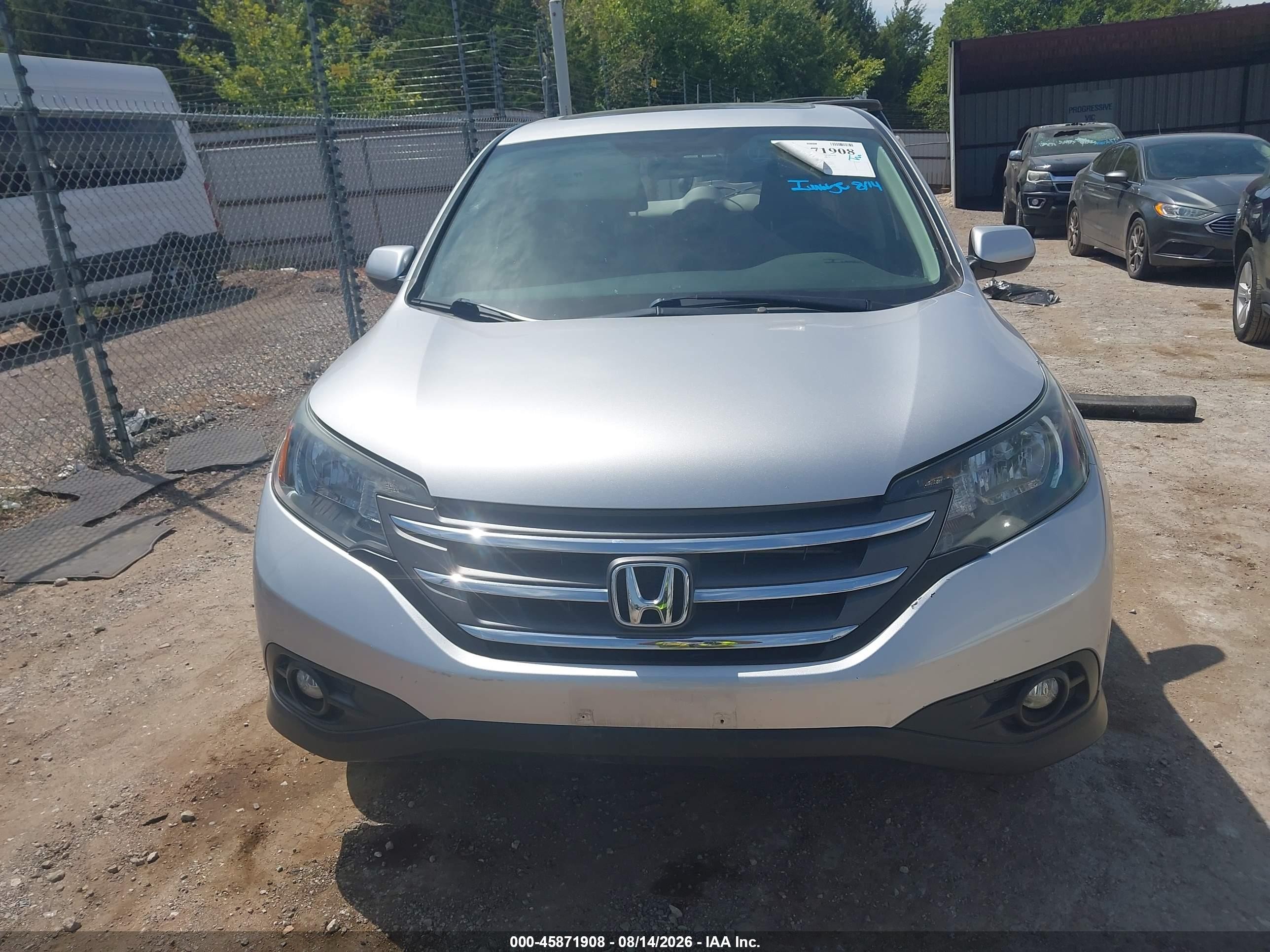2012 Honda Cr-v Ex Silver vin: 3CZRM3H50CG700074