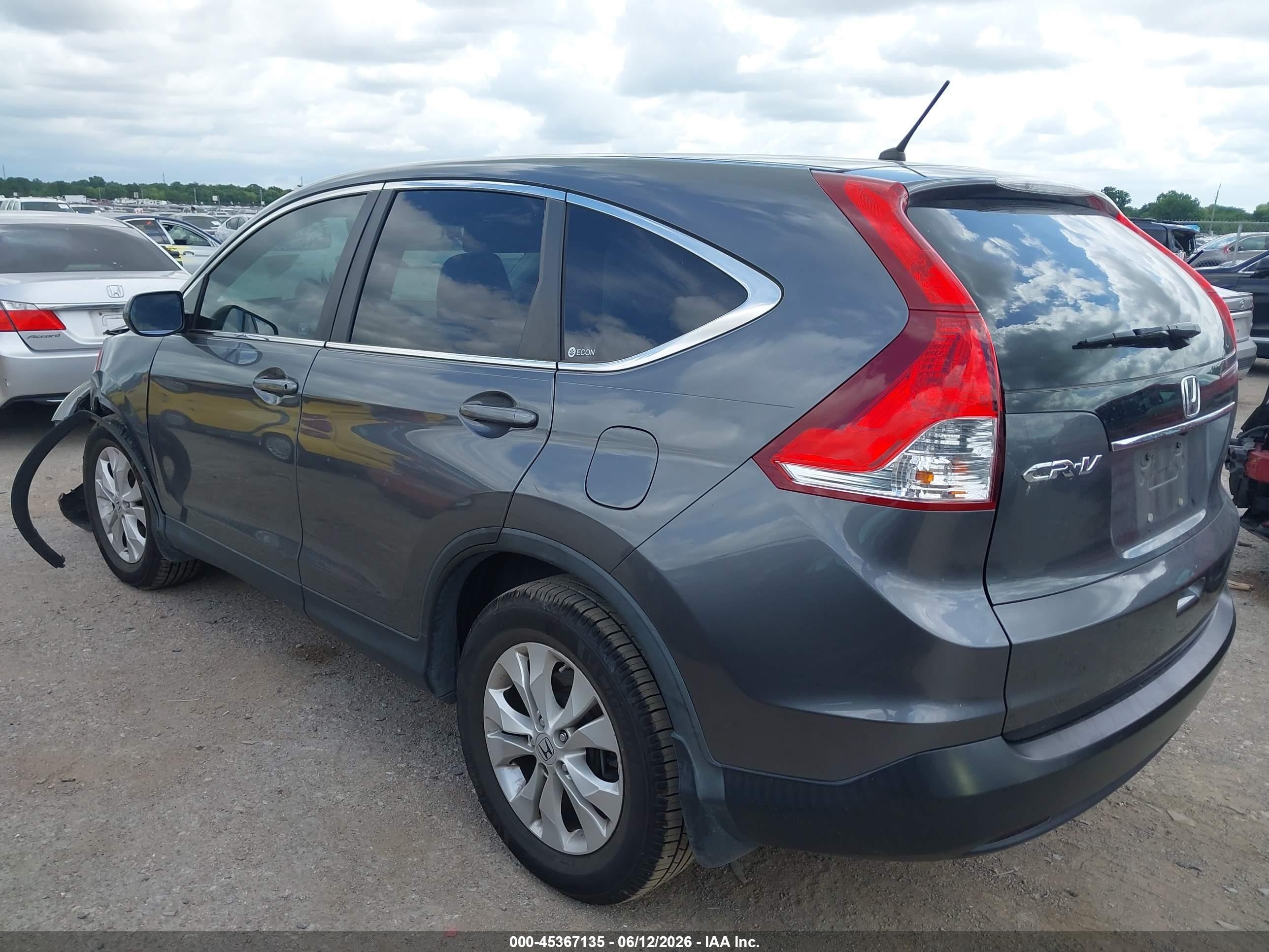 2012 Honda Cr-v Ex Gray vin: 3CZRM3H50CG702049