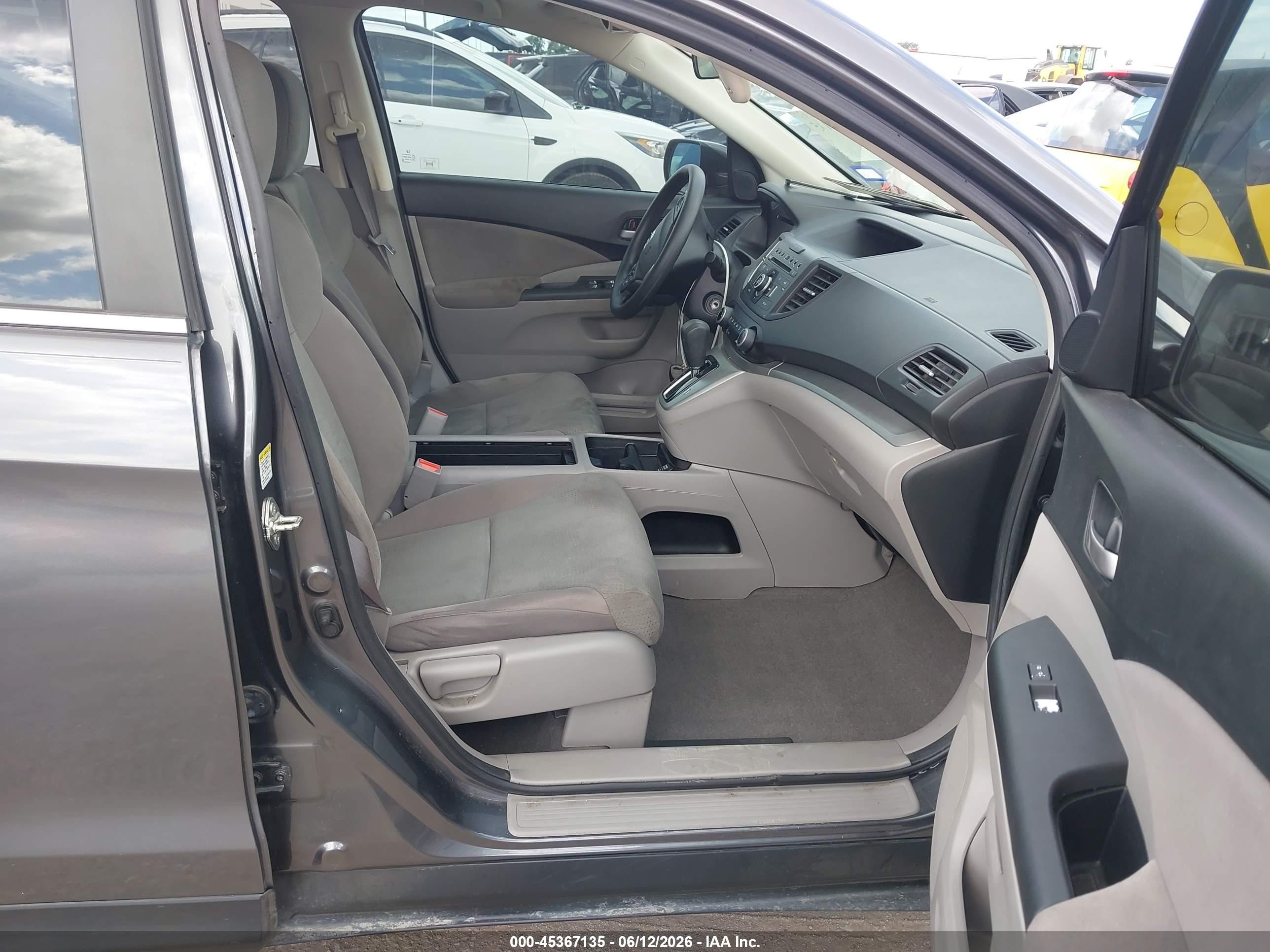 2012 Honda Cr-v Ex Gray vin: 3CZRM3H50CG702049