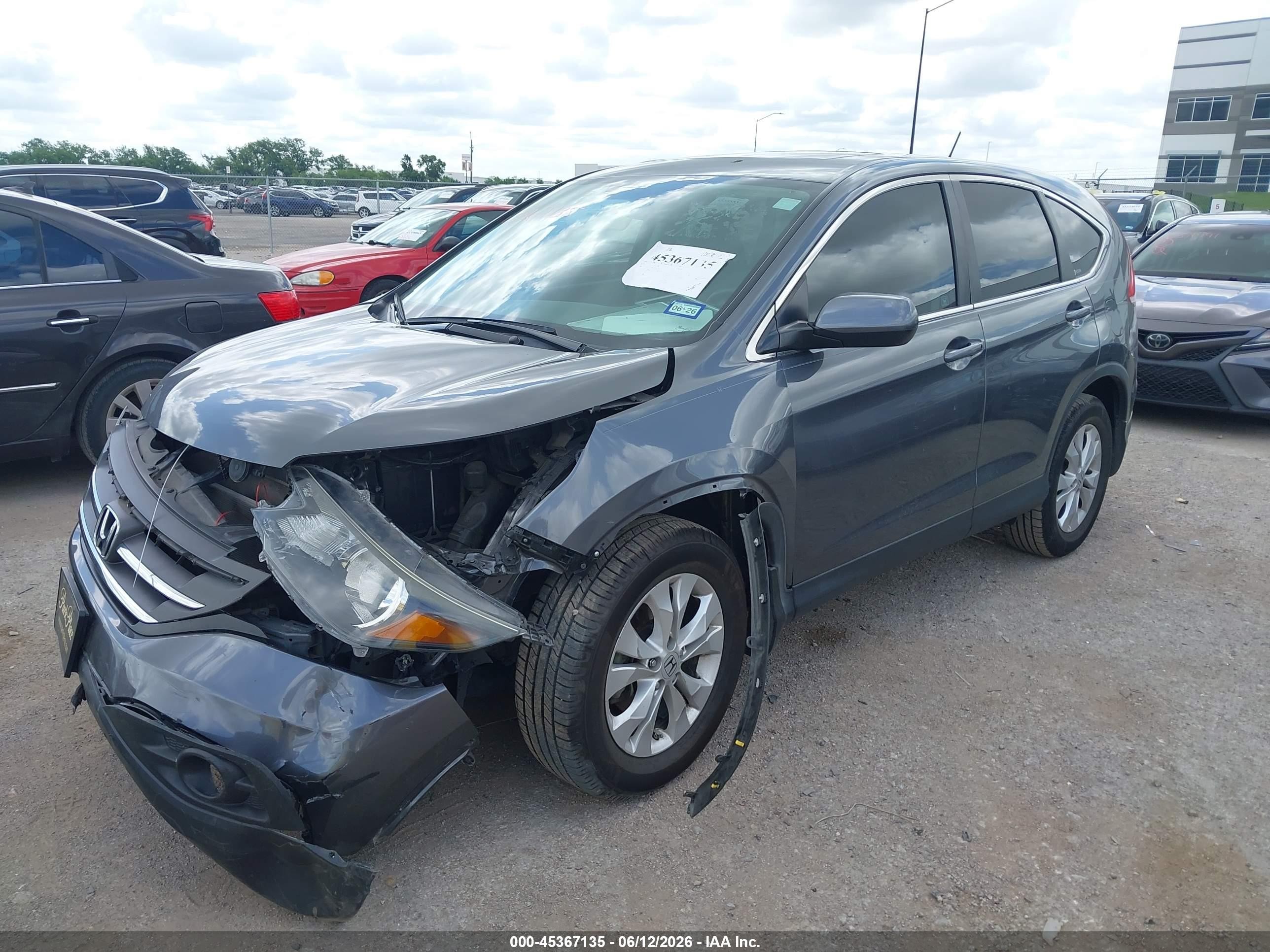 2012 Honda Cr-v Ex Gray vin: 3CZRM3H50CG702049